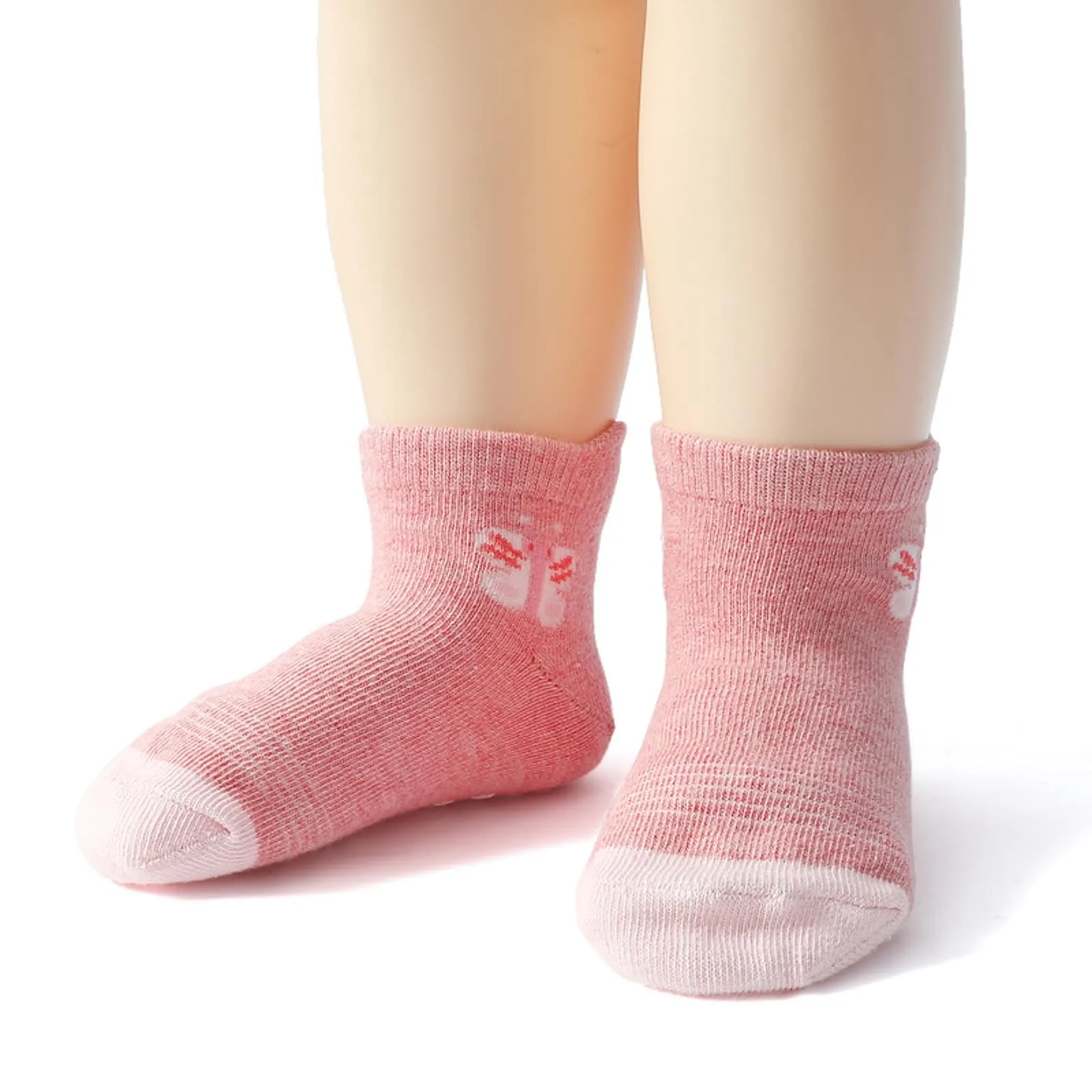 HaimoBurg Calze Antiscivolo in Cotone Traspirante per Bambini, 12 Paia - immagine 5