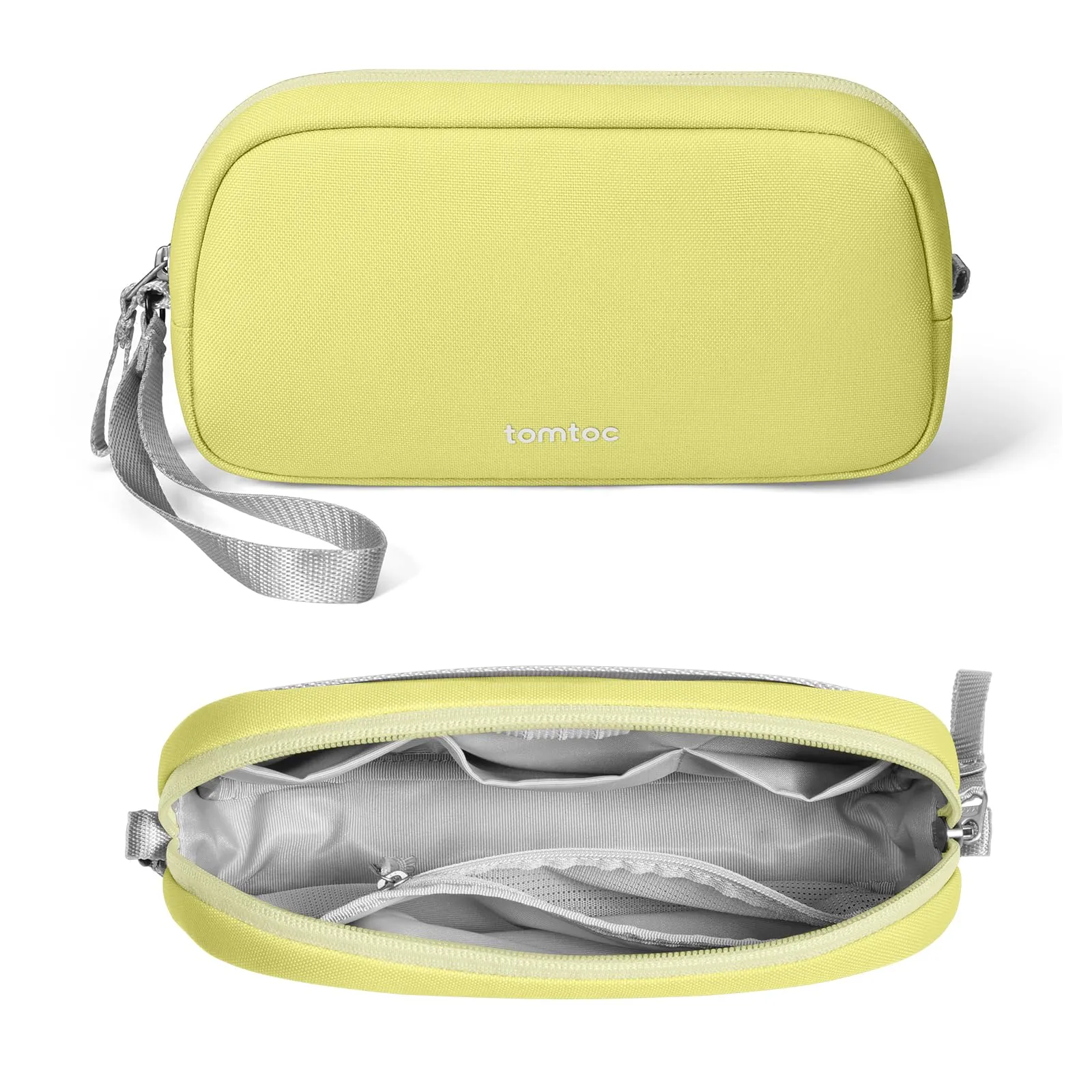 tomtoc Light-T12 Borsa Organizer Cavi e Accessori Viaggio, Tech Pouch, Arancione - immagine 1