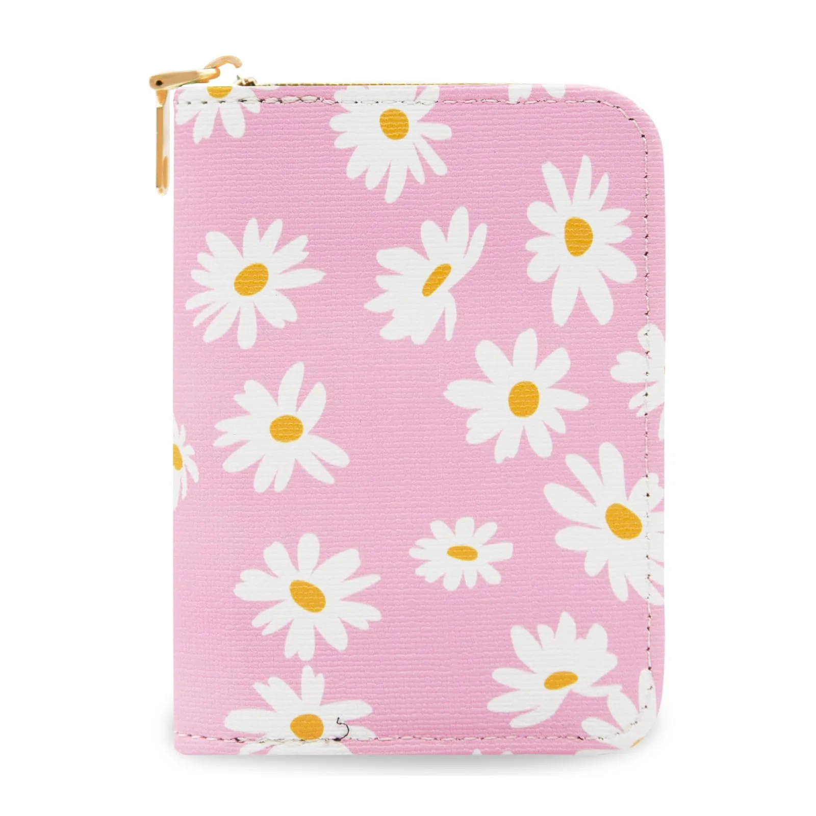 LJCZKA Portafoglio Portacarte in Pelle PU Floreale con Cerniera, 9 Slot per Carte e 2 Compartimenti - immagine 1