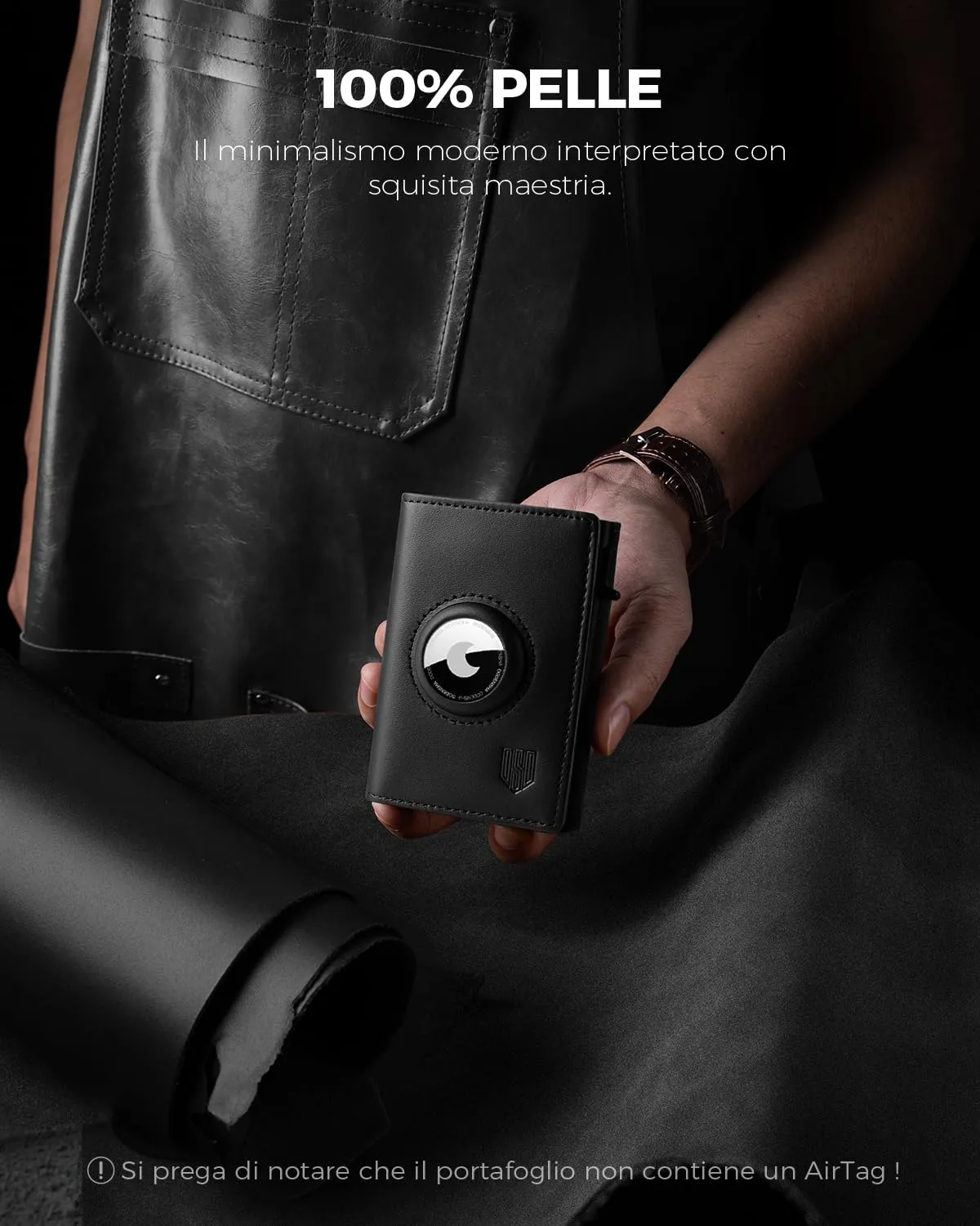 DODENSHA MagSnap Portafoglio Uomo con Protezione RFID per Airtag e 10+ Carte - immagine 7