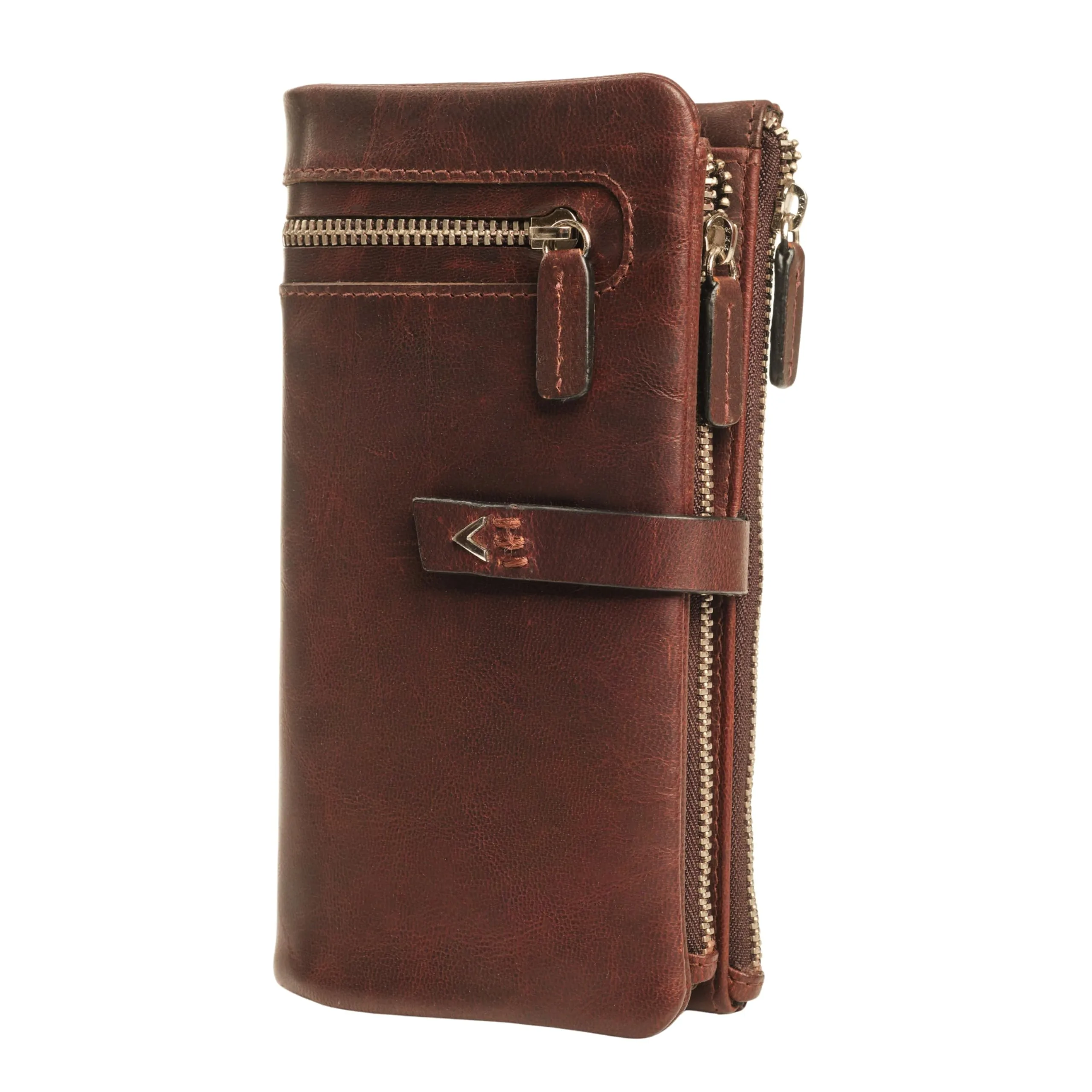 Lavalen Portafoglio Donna in Pelle con Portamonete Estraibile e Protezione RFID, Marrone, Talla Grande (17x9cm) - immagine 1