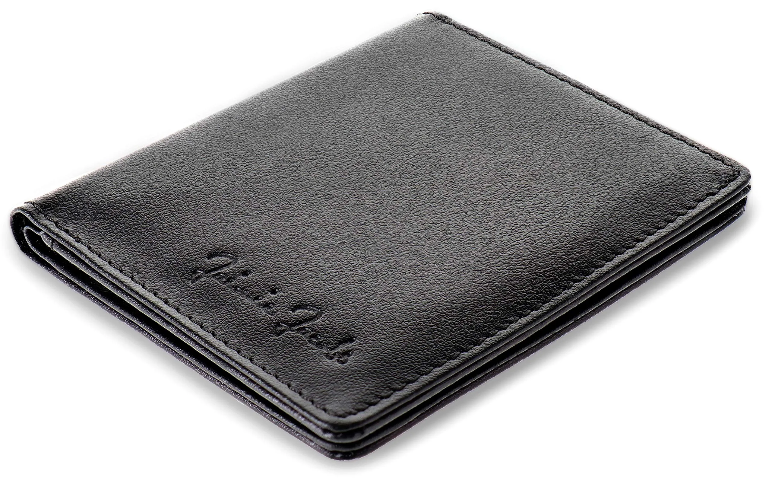 Jaimie Jacobs Slimstar Portafoglio Uomo con protezione RFID (Vegan Nero) - immagine 4