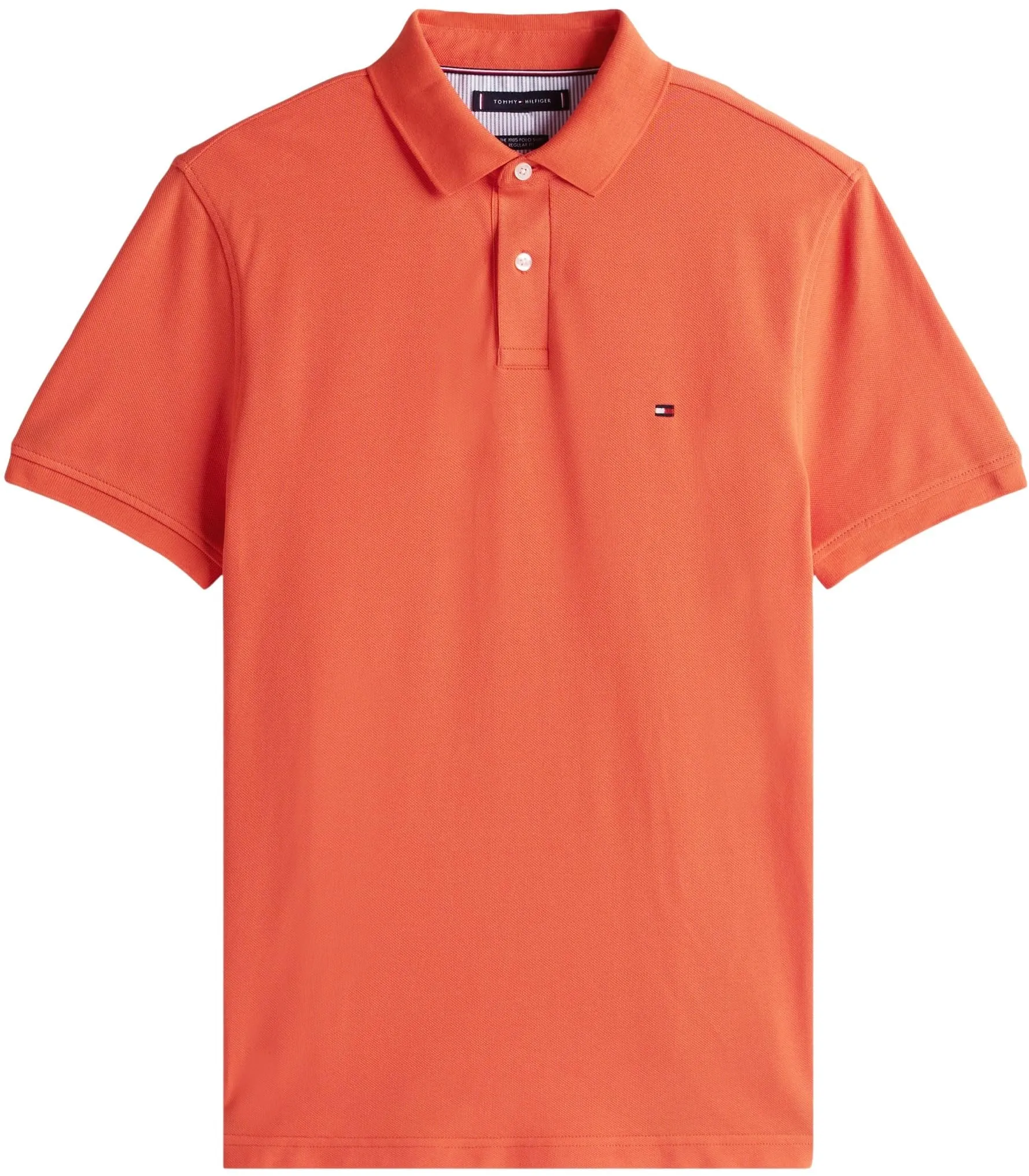 Tommy Hilfiger 1985 Regular Fit Polo Shirt, Brilliant Orange, M - immagine 4