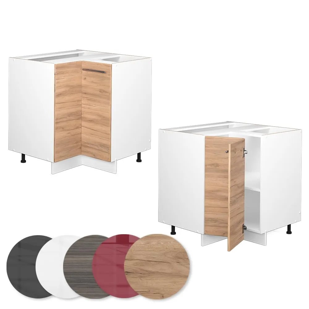 Vicco Mobile angolare cucina Fame-Line, Rovere dorato, 80.5 cm - immagine 6