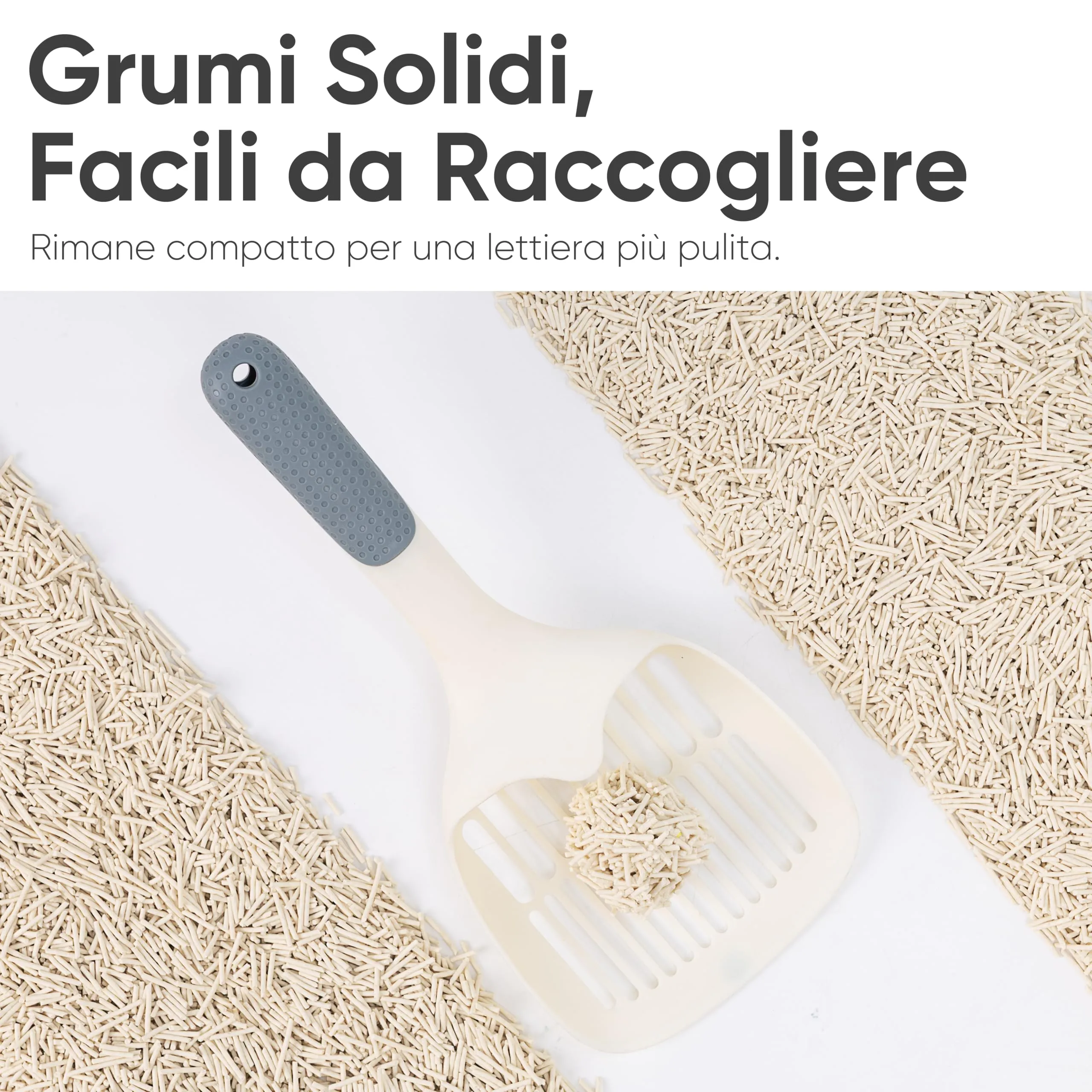 FUKUMARU Lettiera per Gatti al Tofu, 10.8kg / 24L, Senza Profumo, Agglomerante, Pellet Vegetali Naturali - immagine 4