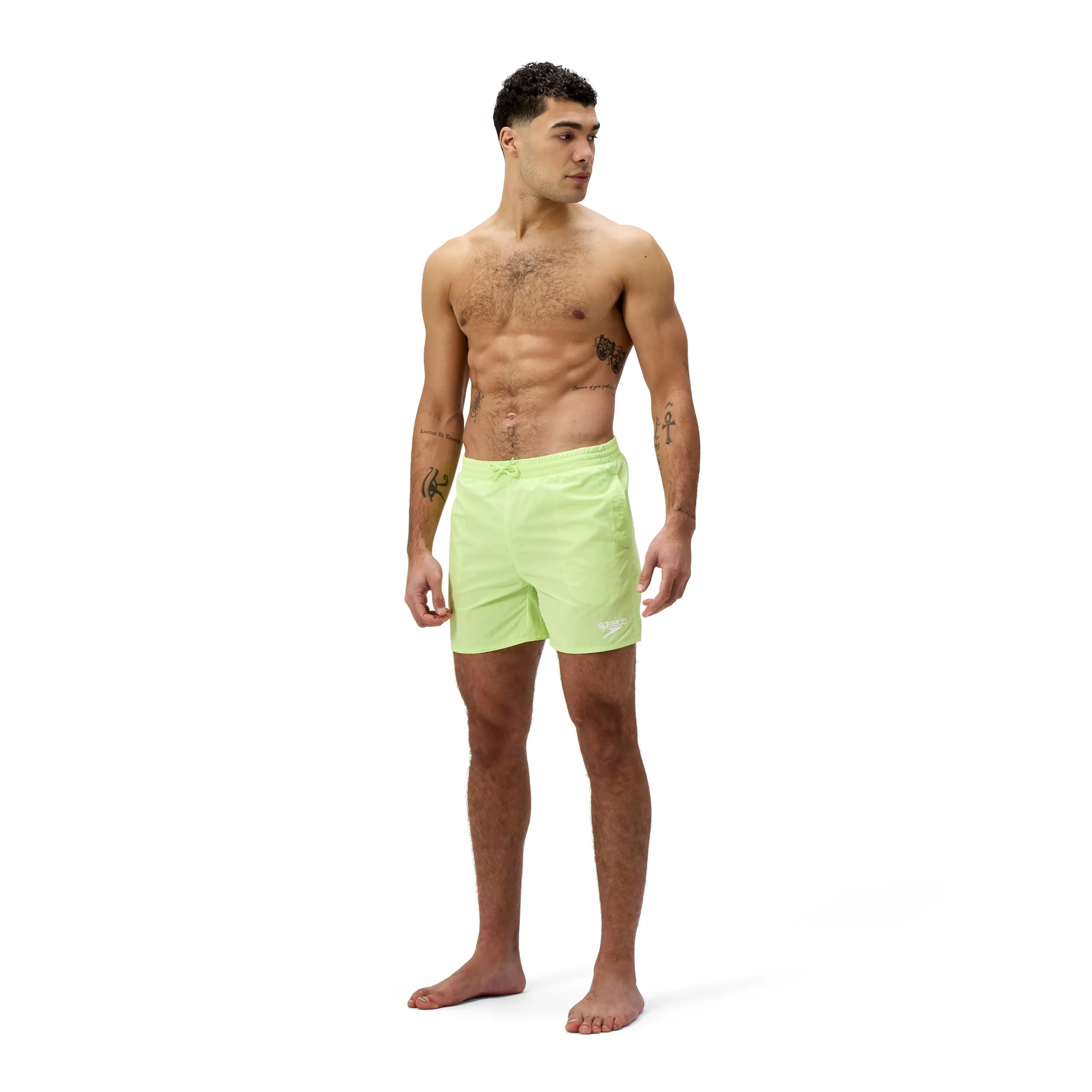 Speedo Men's 16" Watershort Swimming Trunks, Electric Lime/Cobalt/Iris Mirror, XXL - immagine 6