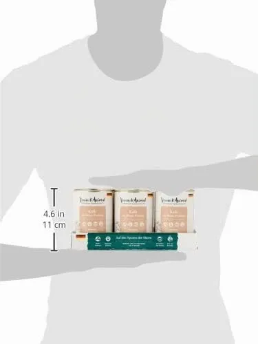 VenandiAnimal Mangime per Gatti Premium Vitello Mono-Proteina Senza Cereali, 6 x 400 g - immagine 3