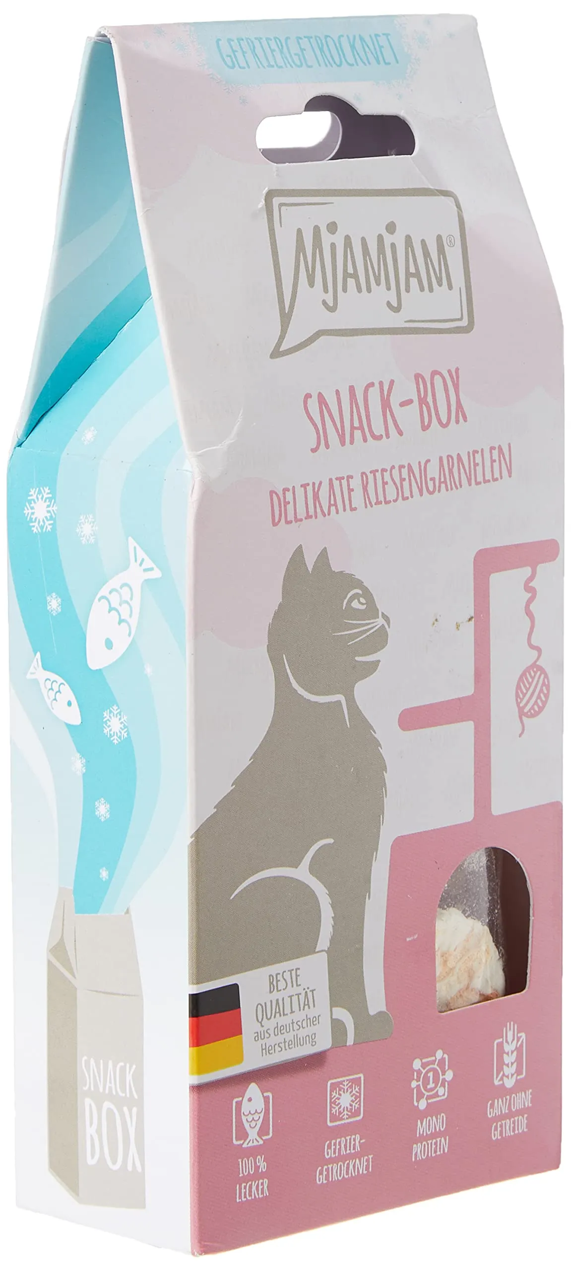 MjAMjAM Snackbox per Gatti, Gamberi, 25 g - immagine 2