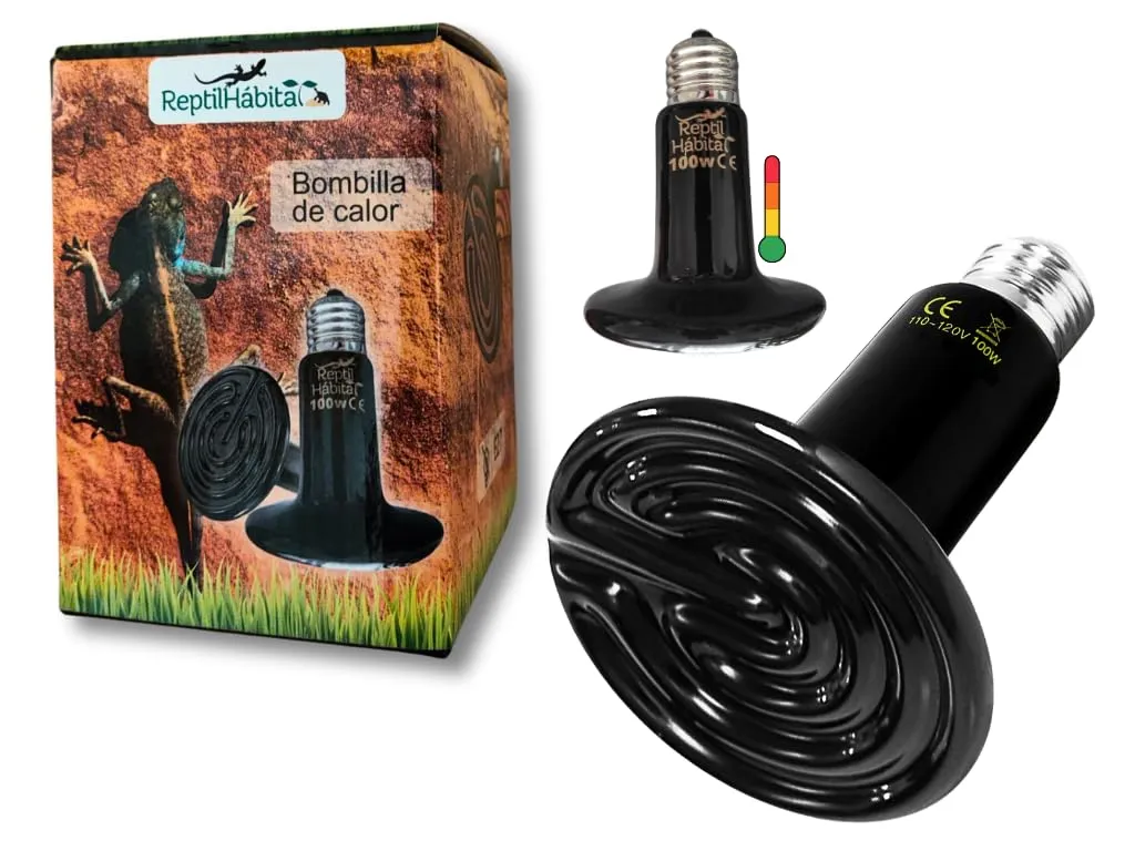ReptilHábitat Lampada Riscaldante a Infrarossi per Rettili e Pulcini 150W - immagine 1