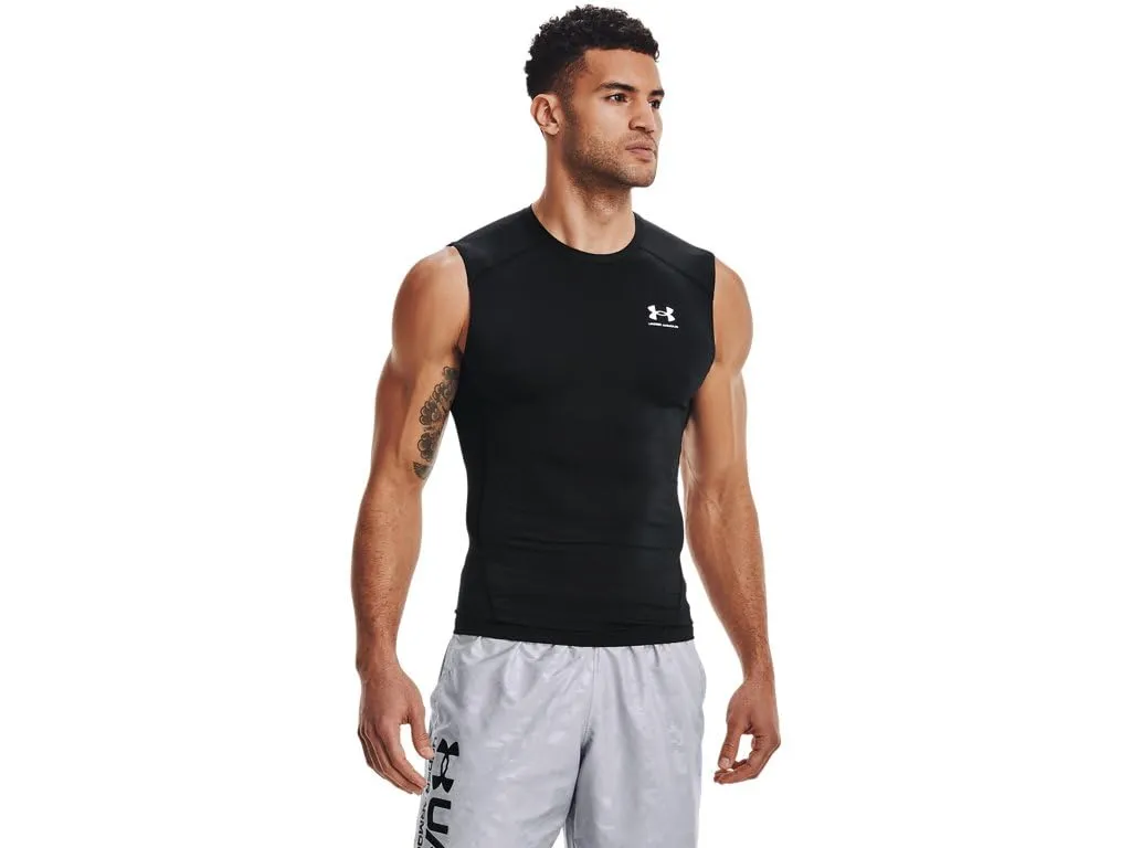 Under Armour Baselayer HG Comp Canotta Bianca Uomo - immagine 1