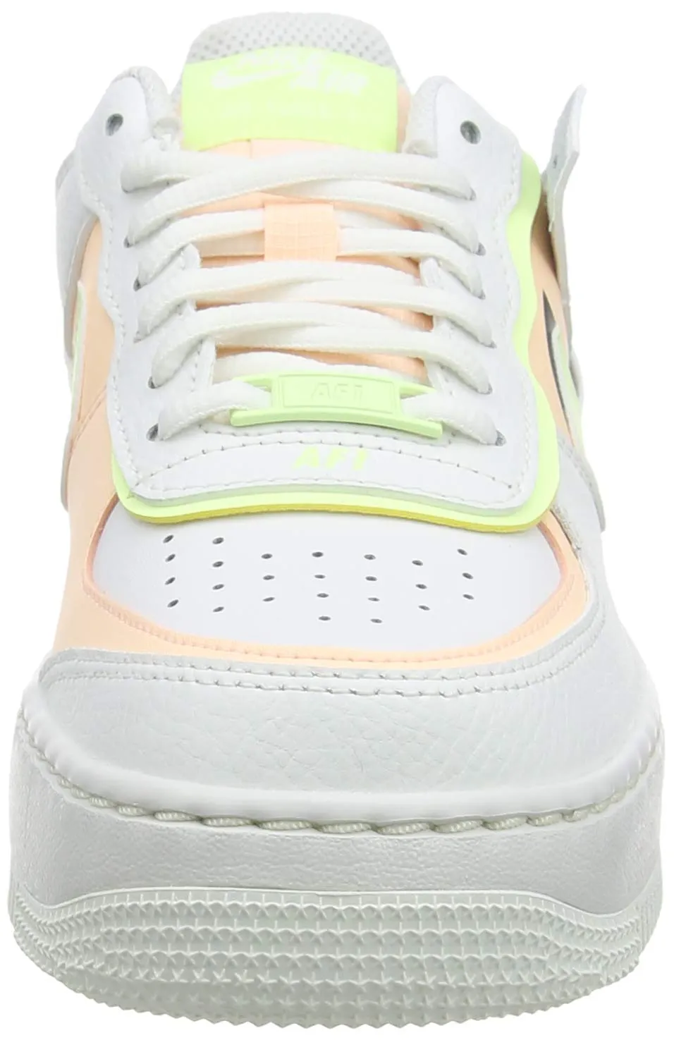 Nike AF1 Shadow, Summit White Crimson Tint Black Barely Volt Summit White, 35.5 EU - immagine 2