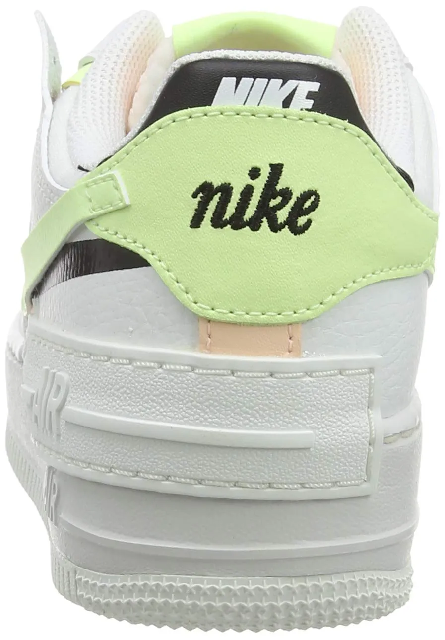 Nike AF1 Shadow, Summit White Crimson Tint Black Barely Volt Summit White, 35.5 EU - immagine 3