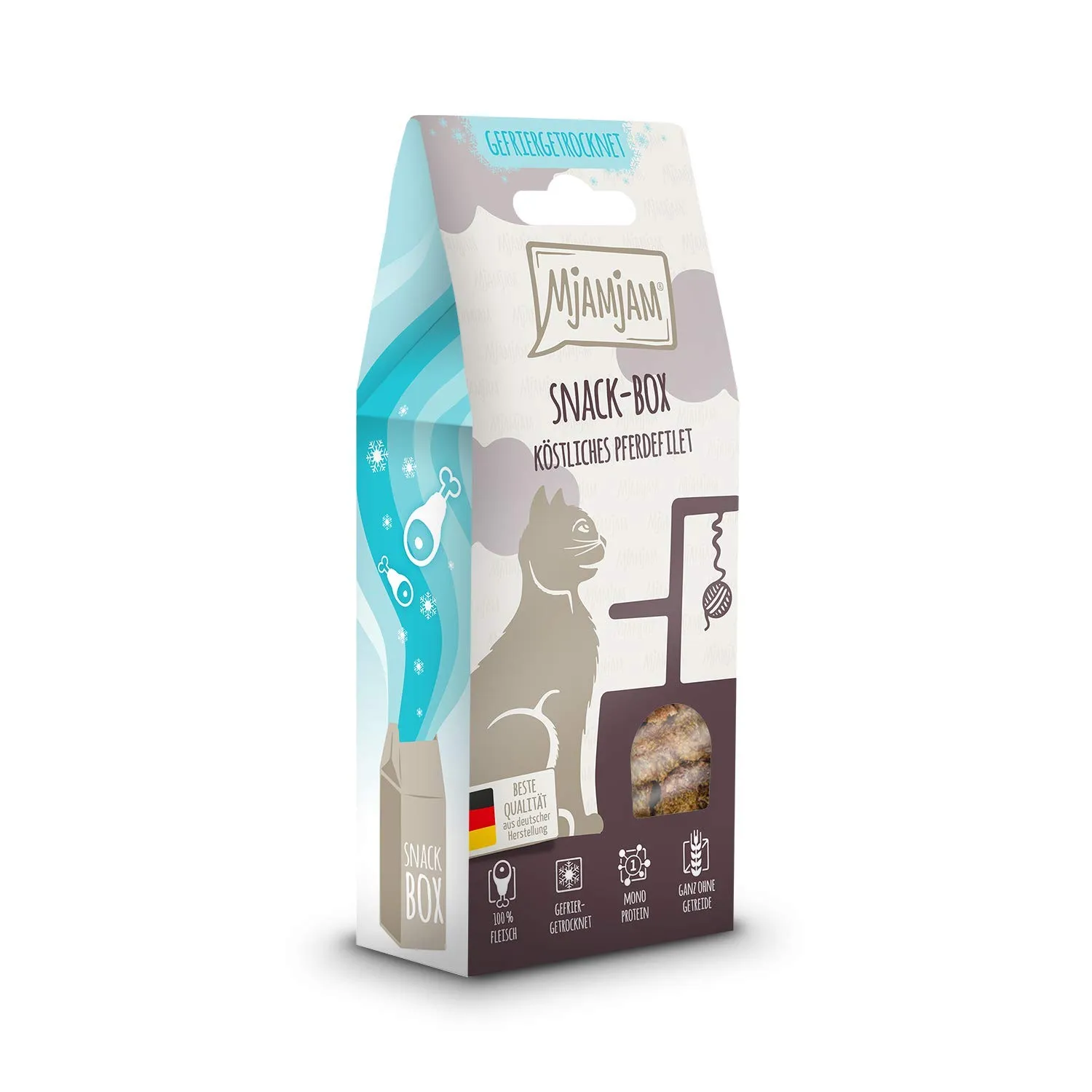 MjAMjAM Snackbox per Gatti, Filetto di Cavallo, 40 g - immagine 1