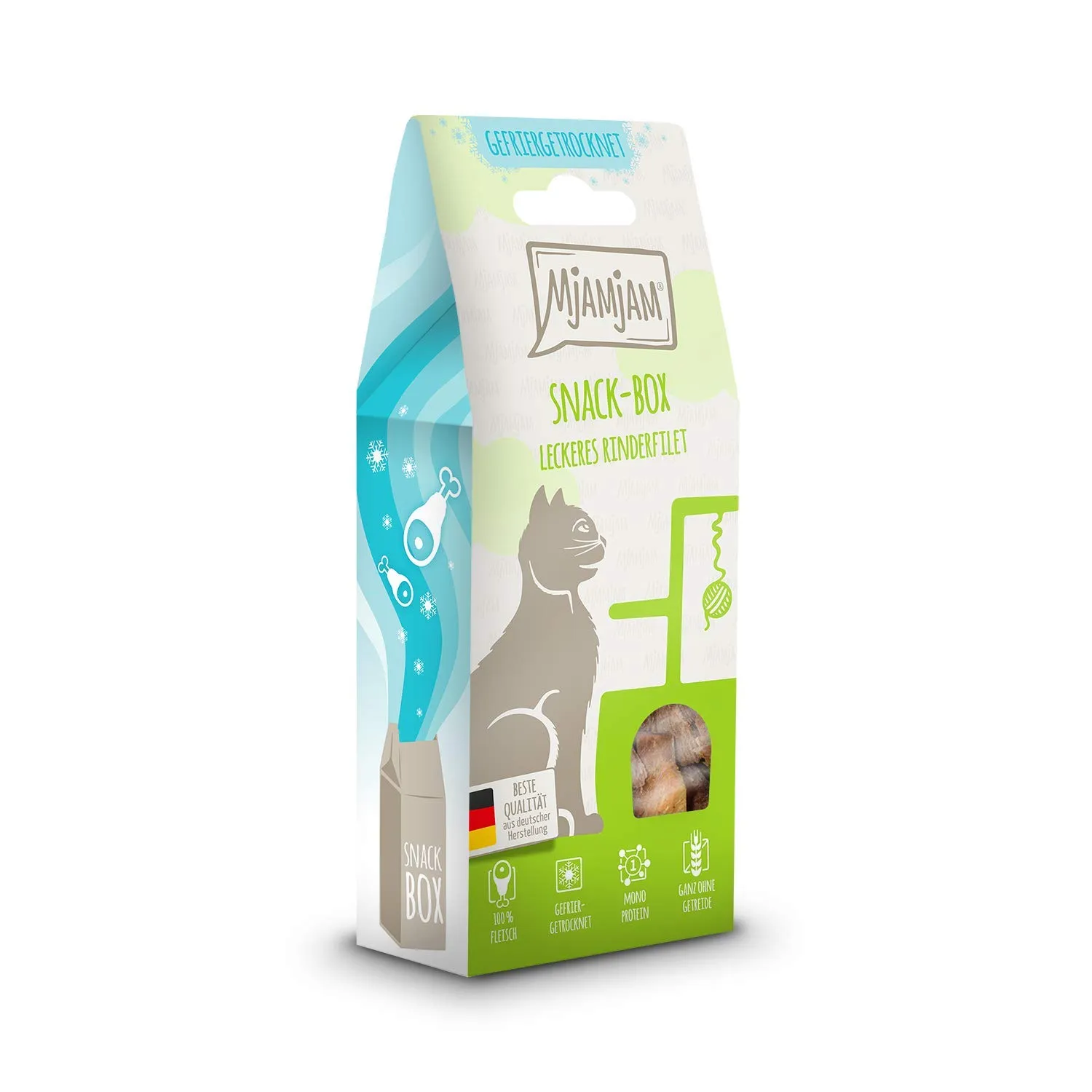 MjAMjAM Snack Premium per Gatti Filetto di Manzo, 35 g - immagine 1