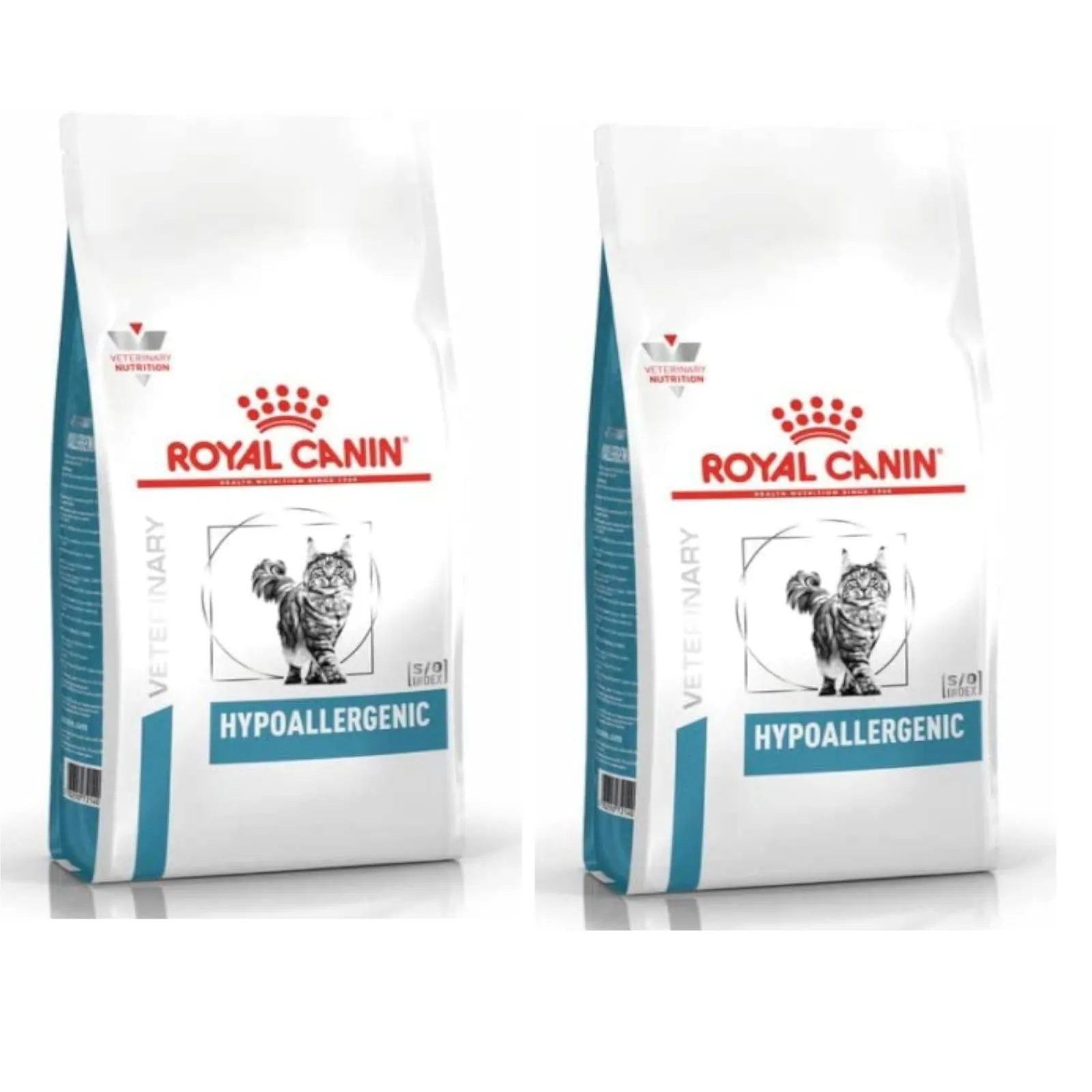 Royal Canin Veterinary Hypoallergenic Crocchette per gatti, 2 x 400 g - immagine 1