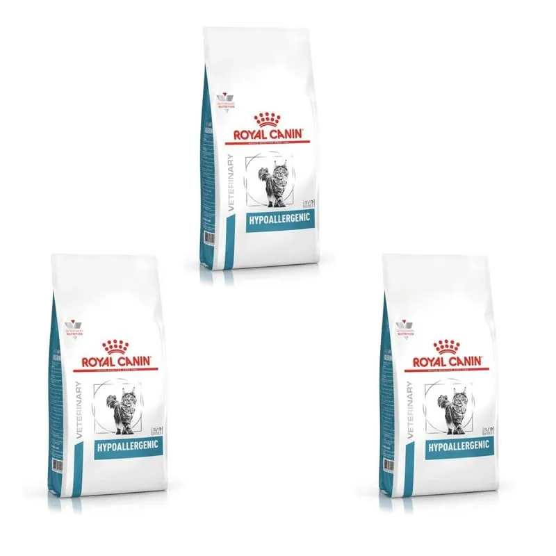 Royal Canin Veterinary Hypoallergenic for Adult Cats, 3 x 400 g - immagine 1