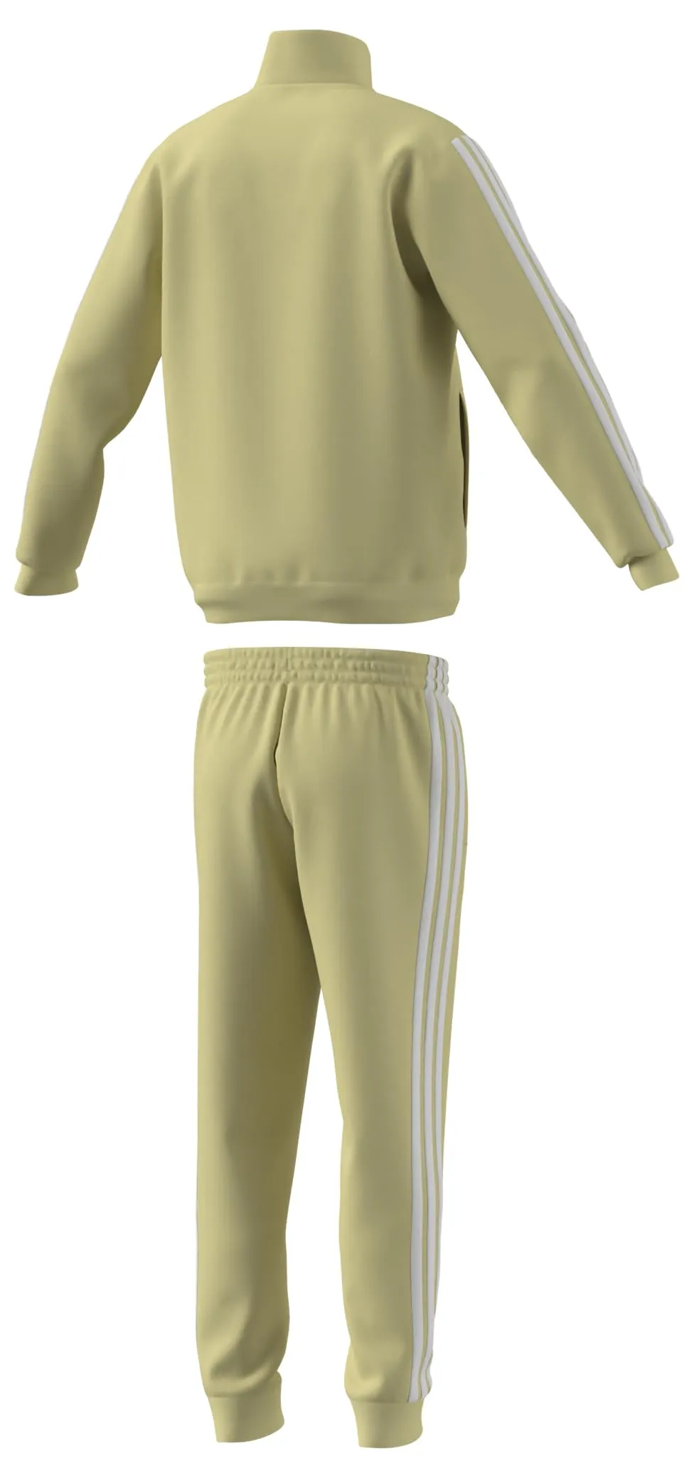 adidas Sportswear Basic 3 Stripes Tricot Tracksuit, Powder Yellow, M - immagine 2