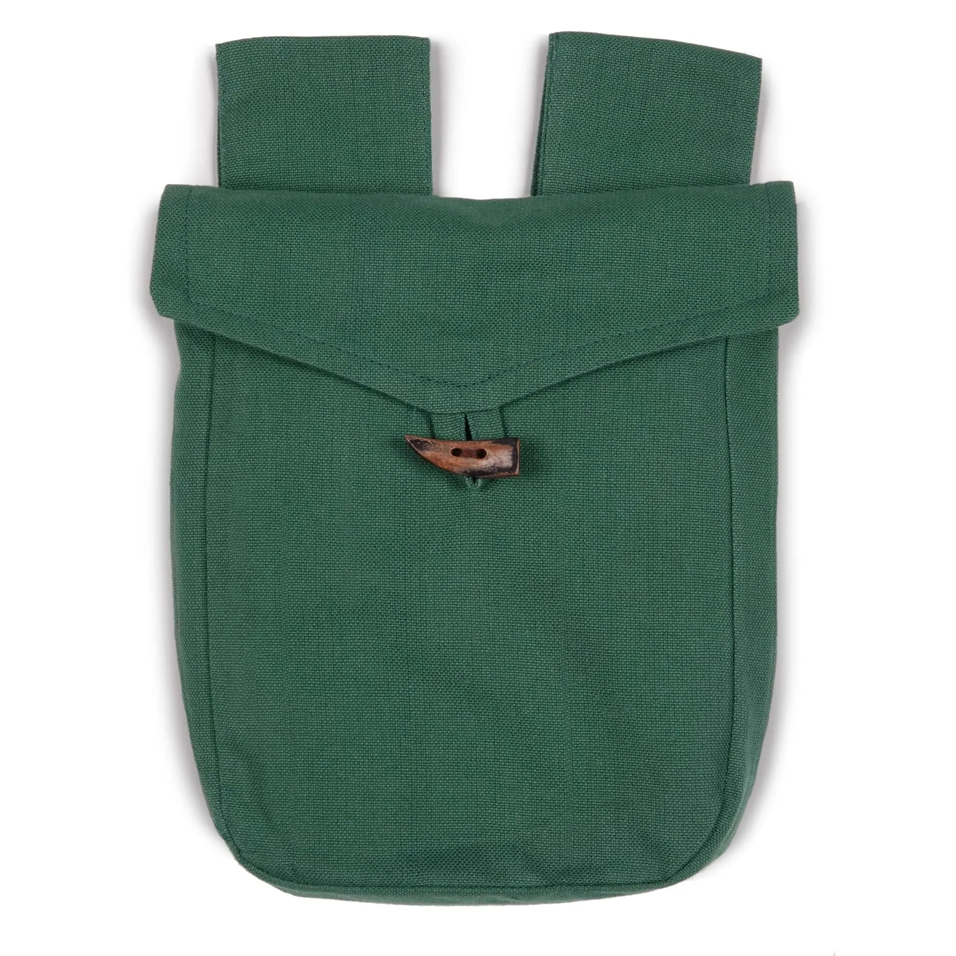 HEMAD Borsa medievale in cotone modello Widia, verde, Taglia unica - immagine 1