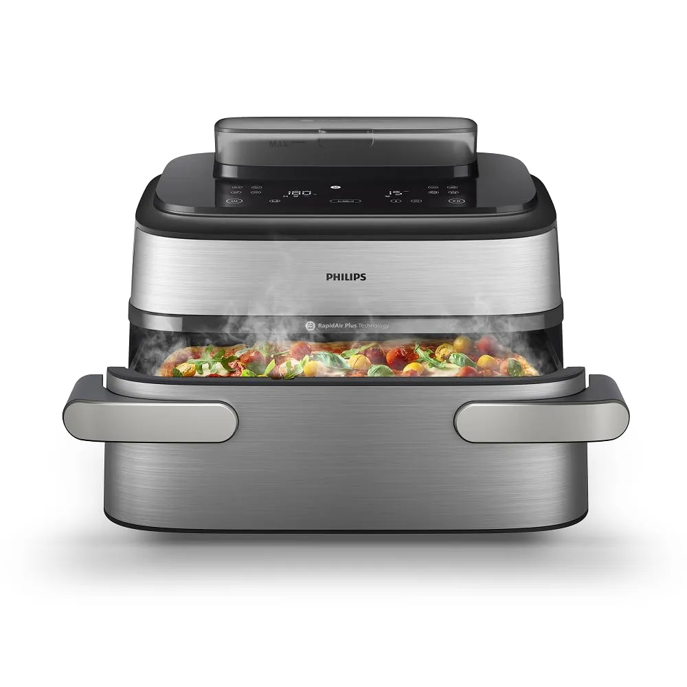 Philips Airfryer 5000 Friggitrice ad aria Cestello Flexi 9.5L Vapore NA565 - immagine 2