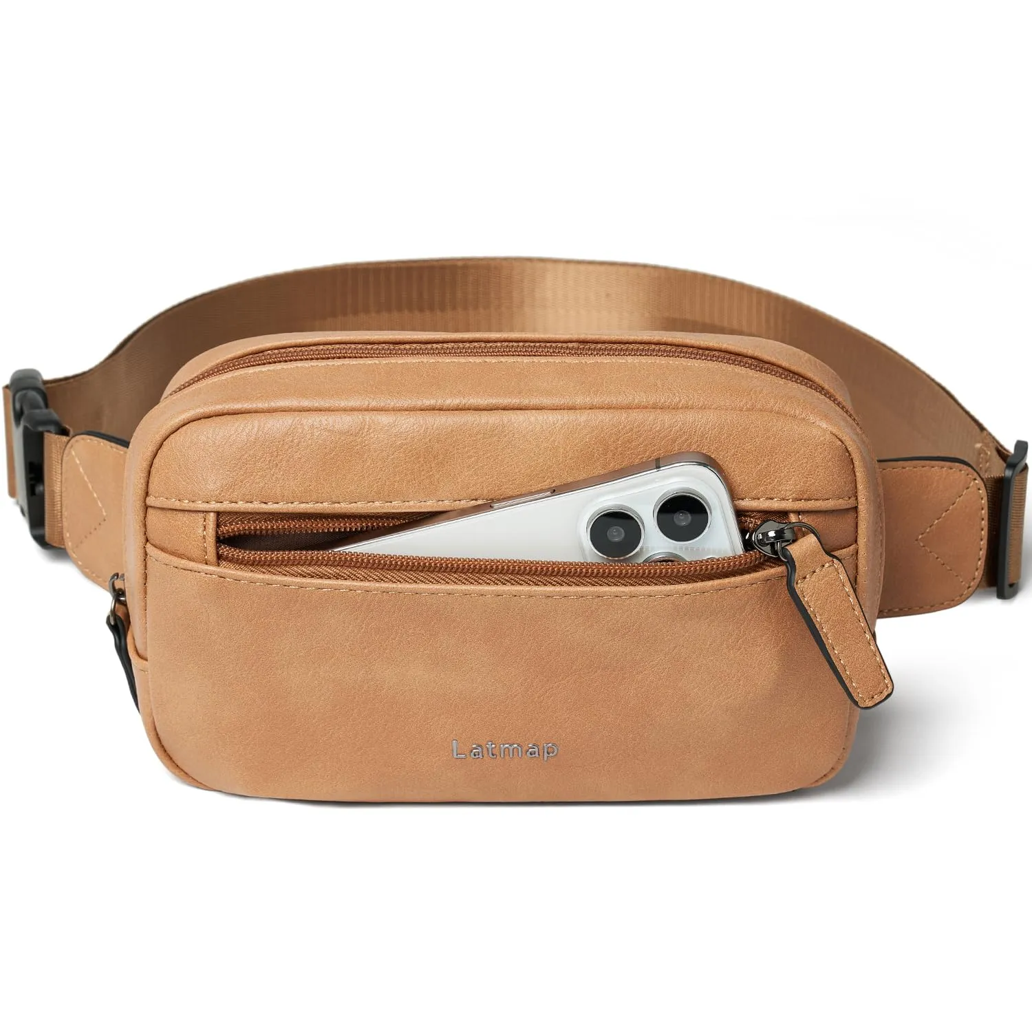 LATMAP Marsupio Donna in Pelle PU, Borsa a Tracolla e Borsa a Vita Piccola - immagine 1
