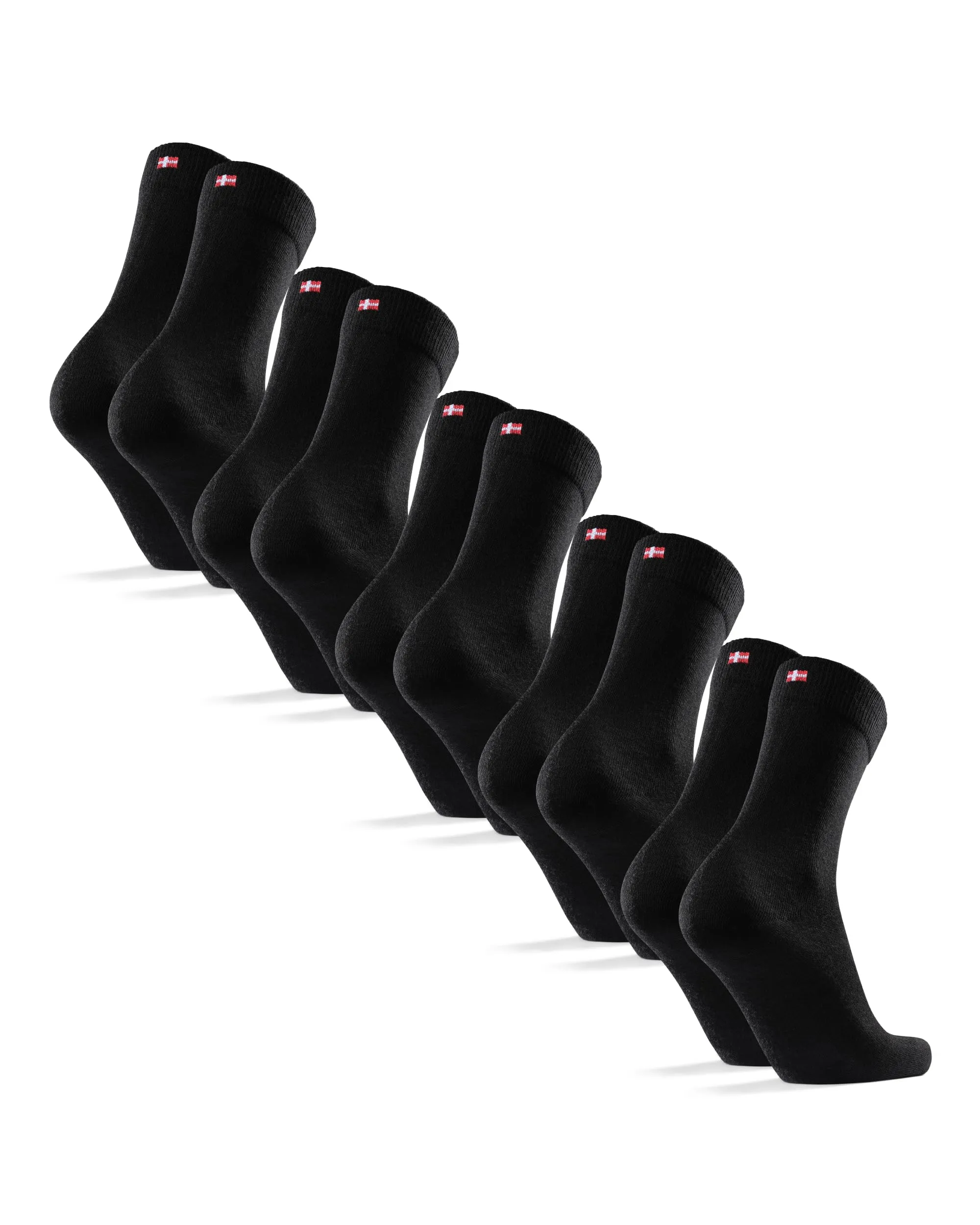 Danish Endurance Calzini in Lana Merino, Nero, 35-38 - immagine 1
