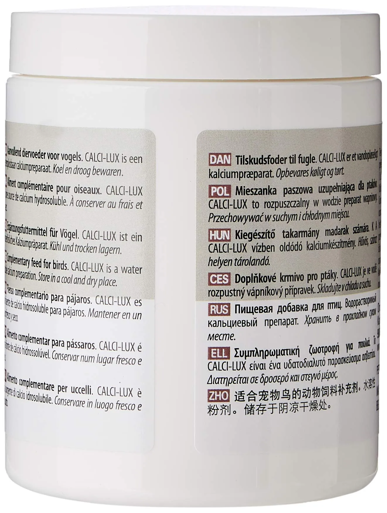 Versele-Laga Oropharma Calci-Lux Calcio in polvere solubile per uccelli, 150g - immagine 2