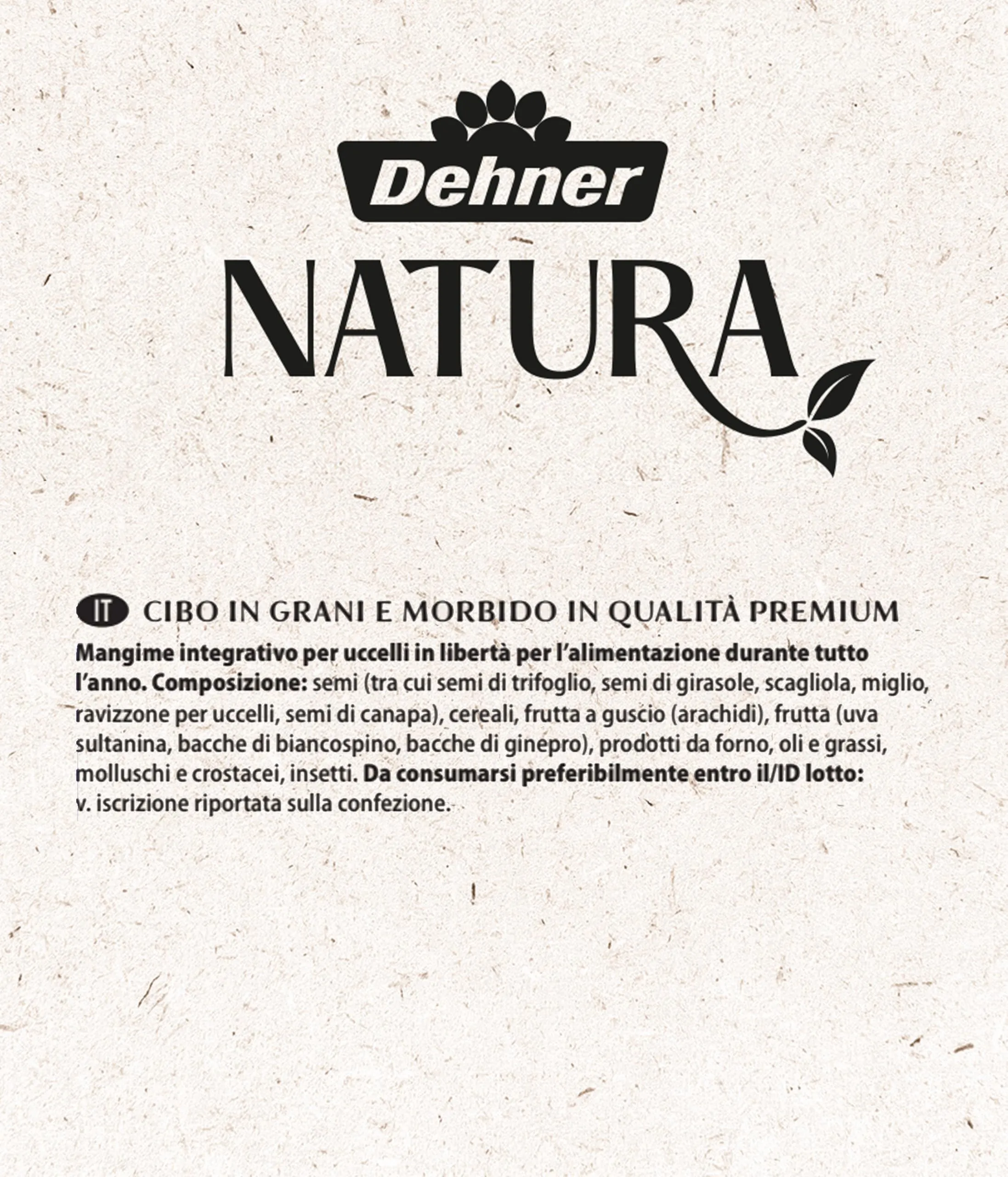 Dehner Natura Premium Mangime per Uccelli Selvatici, Cereali e Mangime Morbido, 10 kg - immagine 3