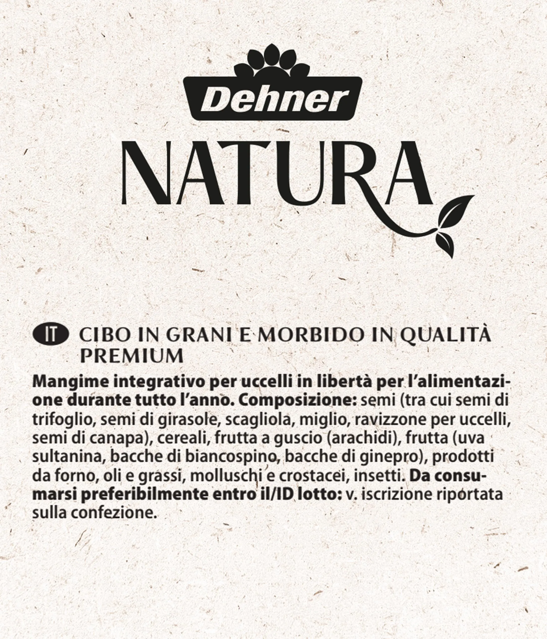 Dehner Natura Premium Mangime per Uccelli Selvatici, Tutte Le Stagioni, 2,5 kg - immagine 3