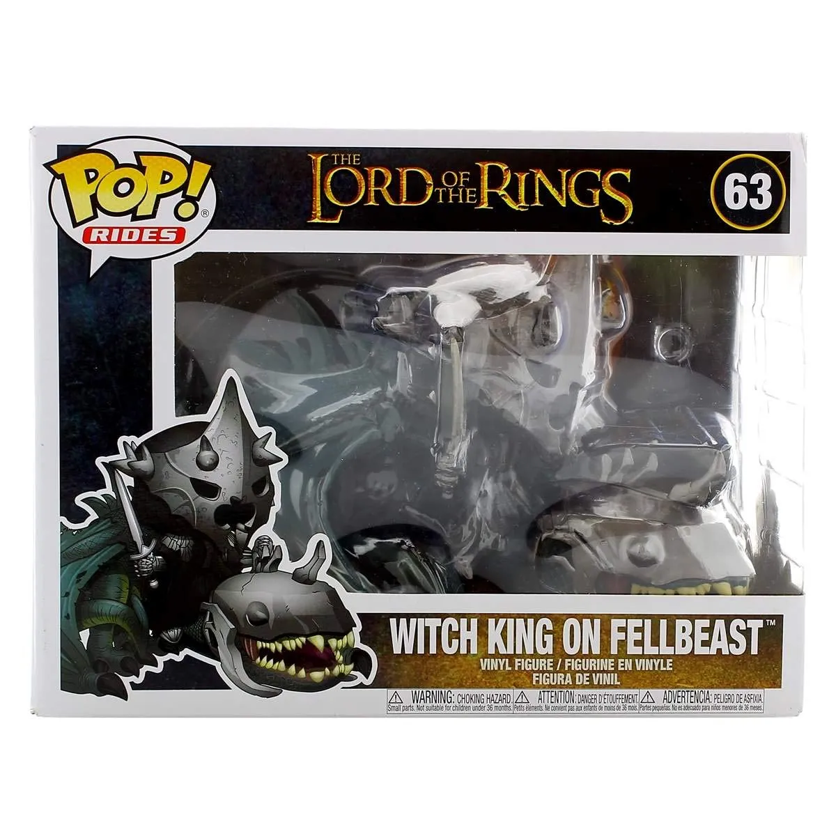 Funko Pop Rides: Lord of the Rings - Witch King of Angmar with Fellbeast - immagine 2