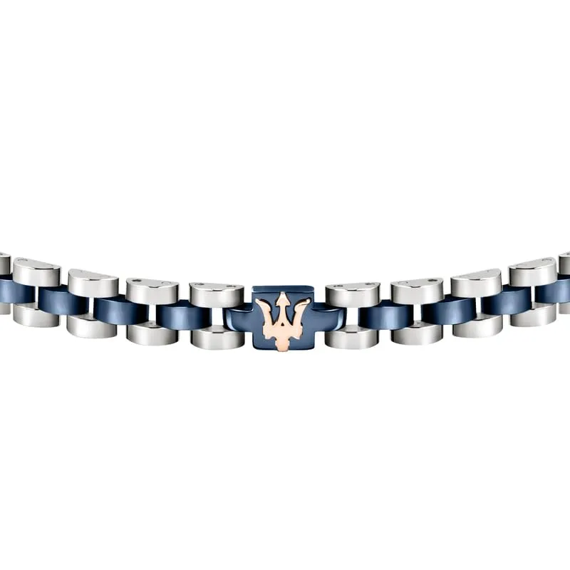 Maserati Jewels Bracciale Uomo in Acciaio PVD, 21 cm - JM320AST10 - immagine 2