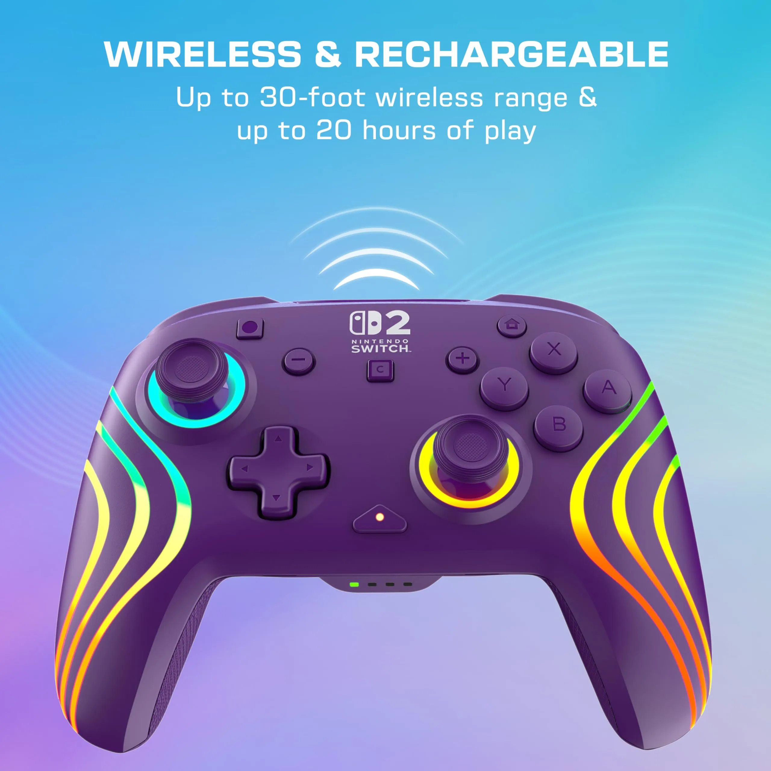 Turtle Beach Afterglow Wireless Gaming Controller RGB - Viola for Nintendo Switch - immagine 7