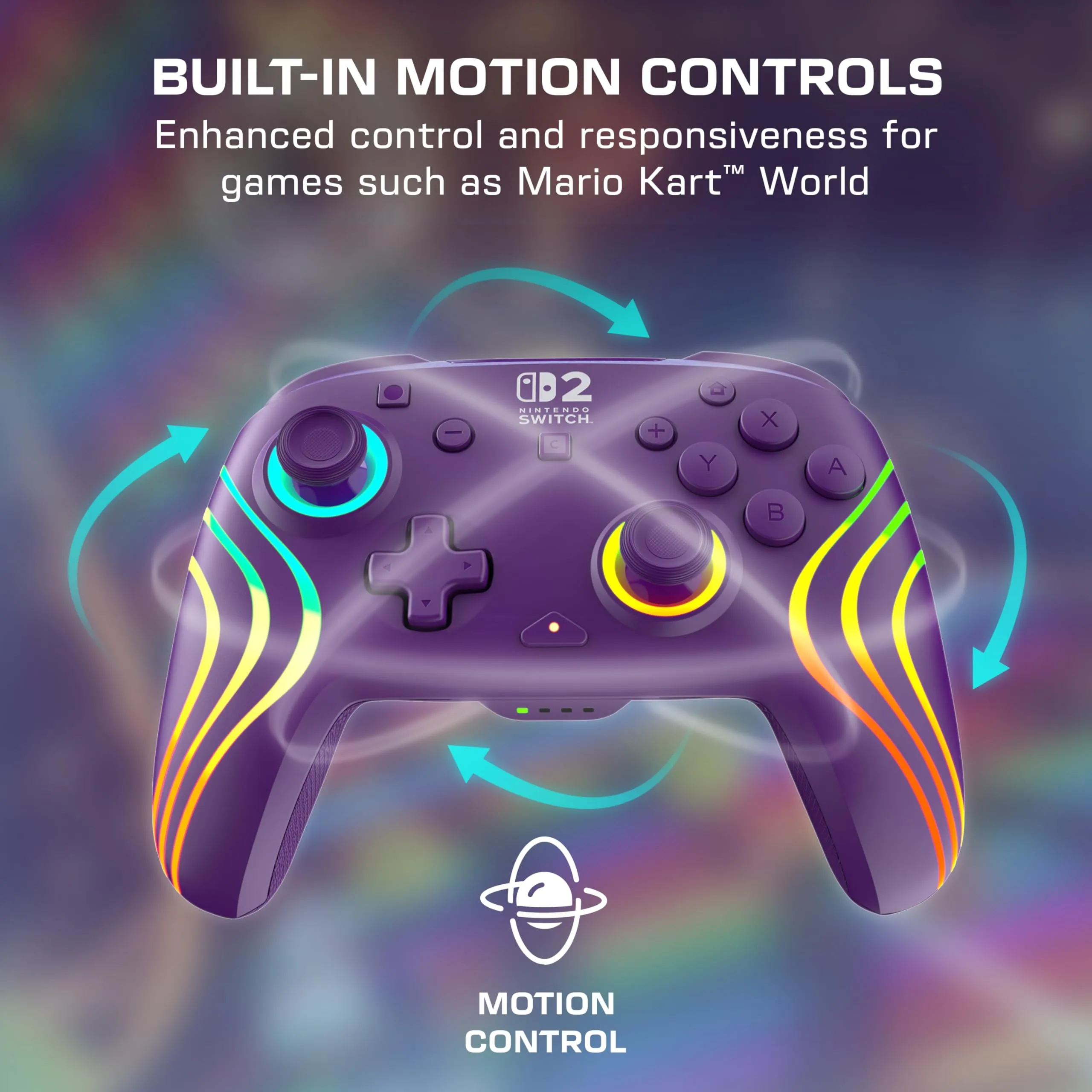 Turtle Beach Afterglow Wireless Gaming Controller RGB - Viola for Nintendo Switch - immagine 8