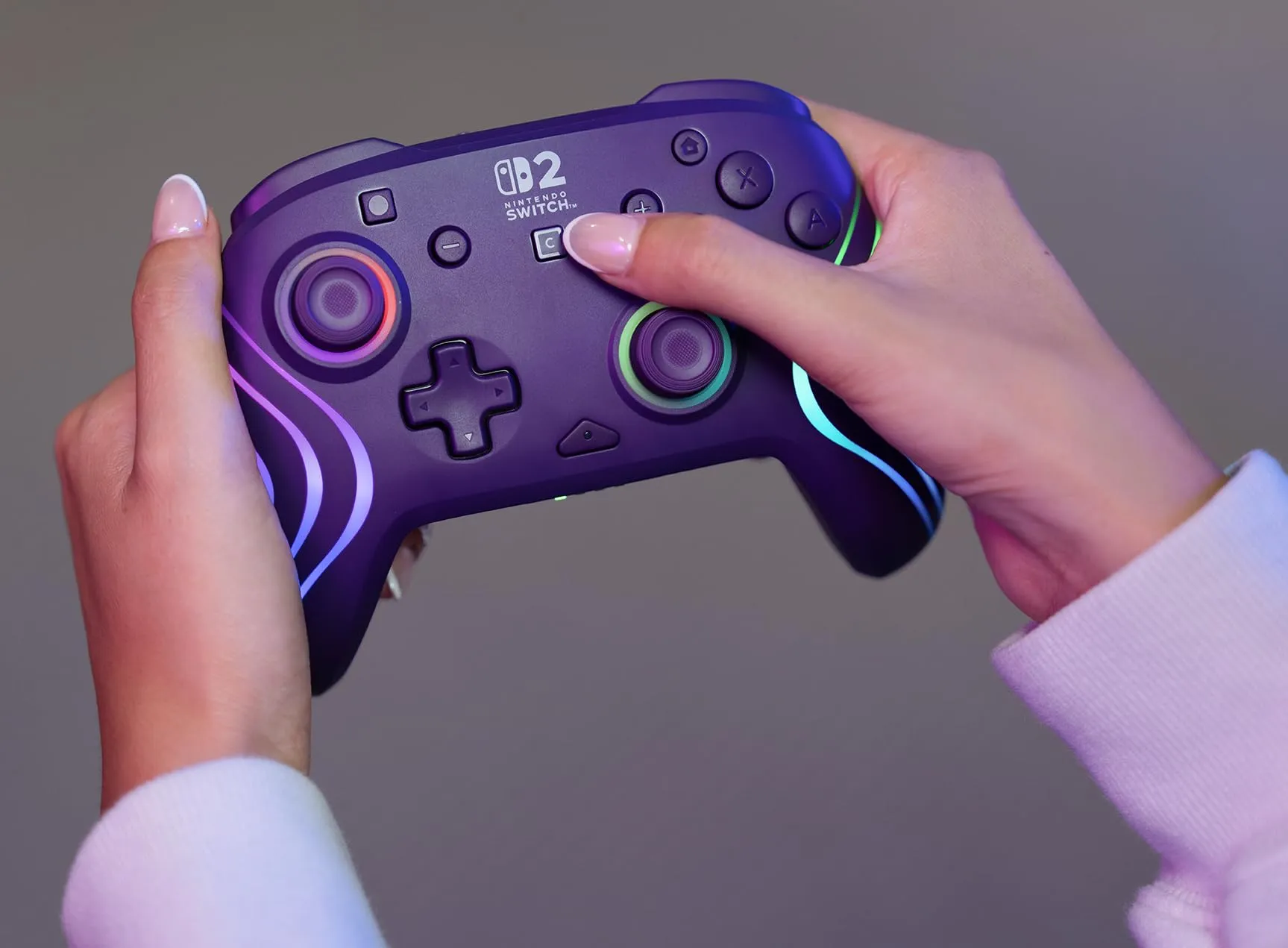 Turtle Beach Afterglow Wireless Gaming Controller RGB - Viola for Nintendo Switch - immagine 12