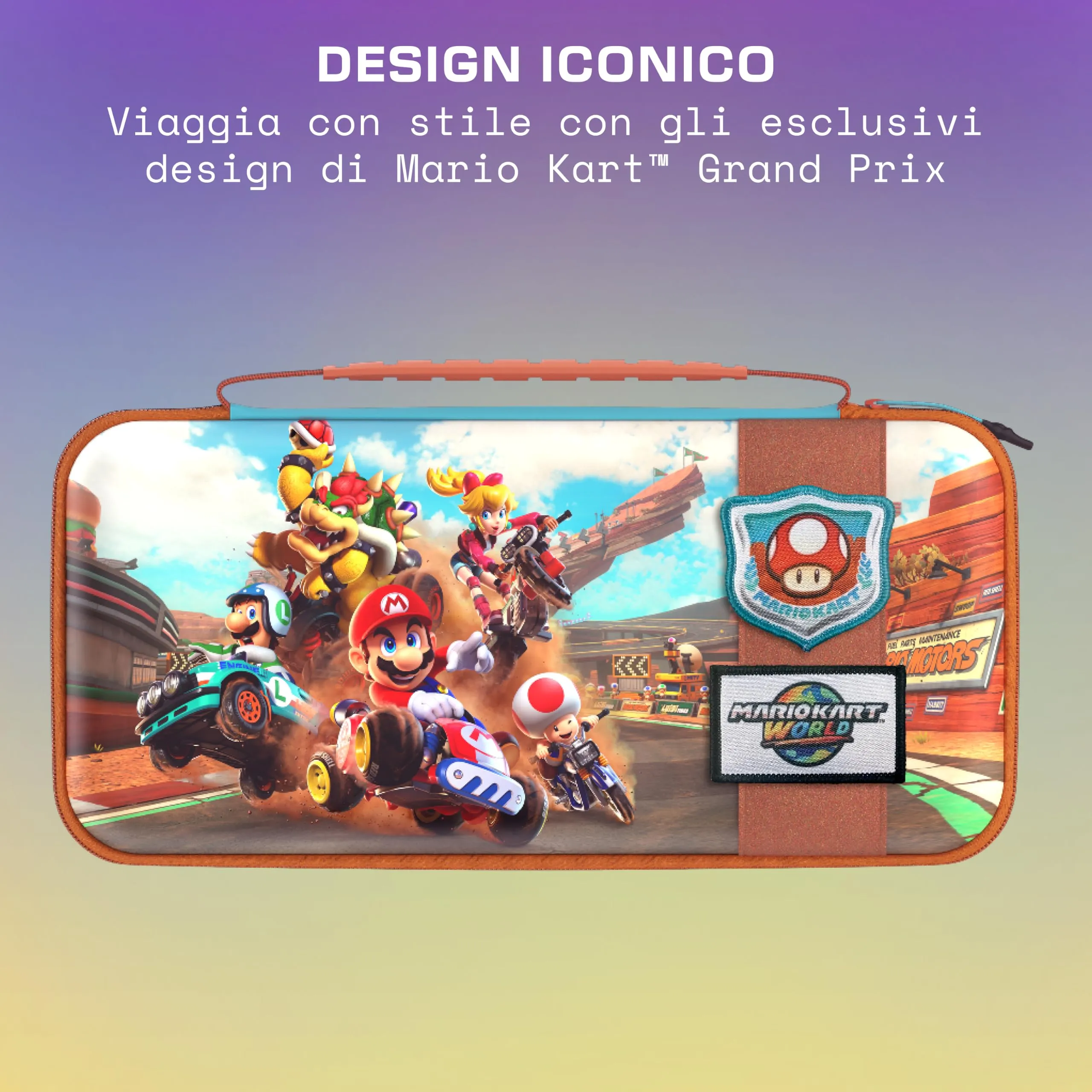 Turtle Beach PlayTrek Custodia rigida per Nintendo Switch 2 - Mario Kart World Grand Prix - immagine 8