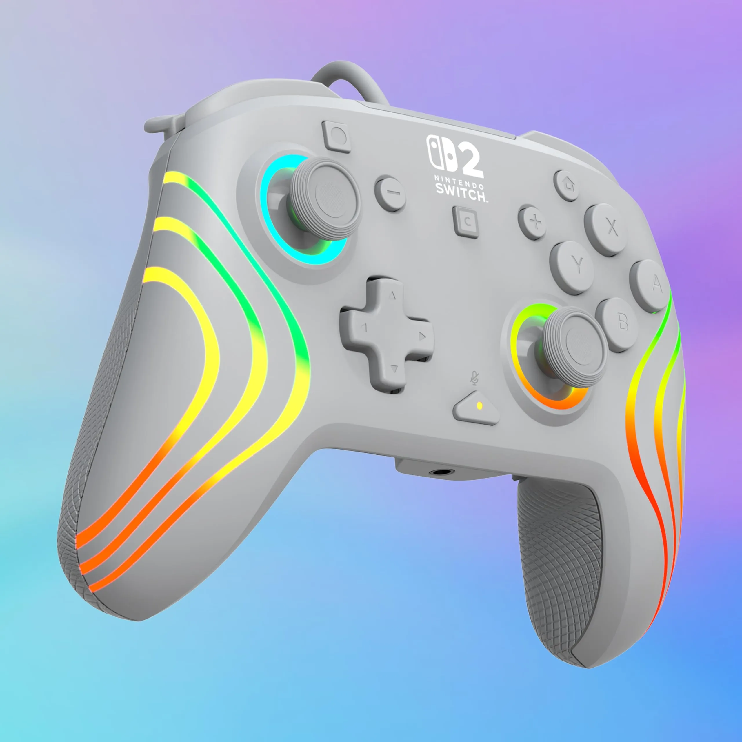 Turtle Beach Afterglow Grigio Wired RGB Gaming Controller for Nintendo Switch 2 - immagine 9