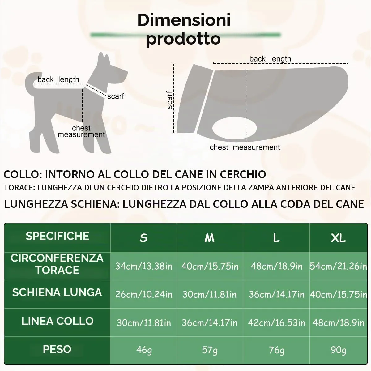 FFTANXS Maglioncino e Cappottino per Cani e Gatti di Taglia Piccola con Anello a D, Nero, L - immagine 2