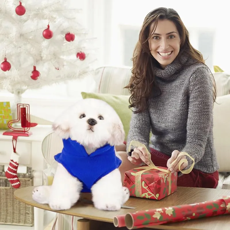 FFTANXS Maglioncino per Cani e Gatti con Anello a D, Blu, S - immagine 5