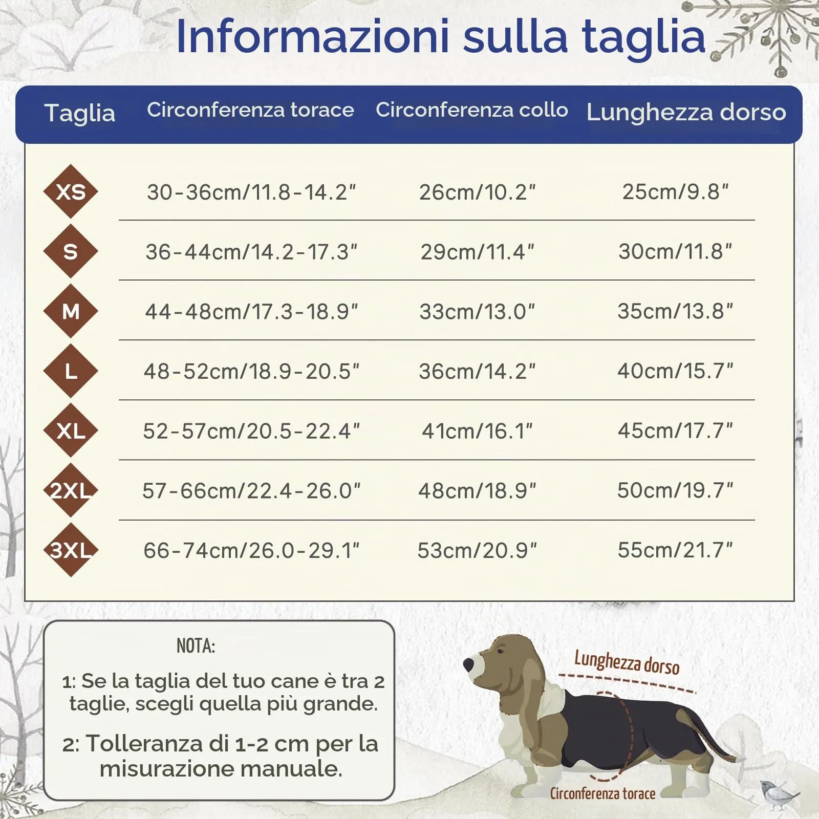 Hjumarayan Maglione Cane Boho, Blu Navy S - immagine 2