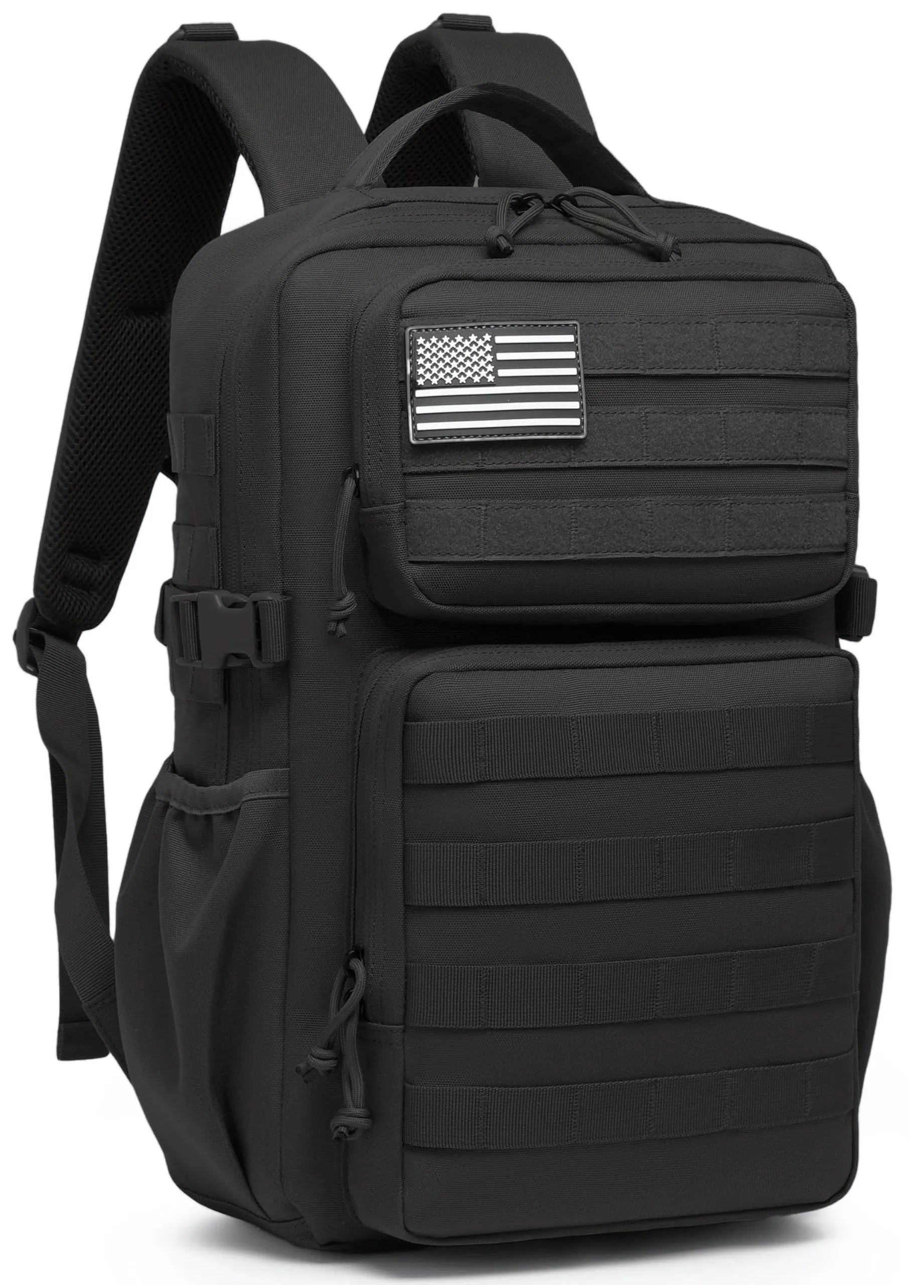 Wotony Zaino Tattico Militare Impermeabile Molle, 30L, Nero - immagine 1