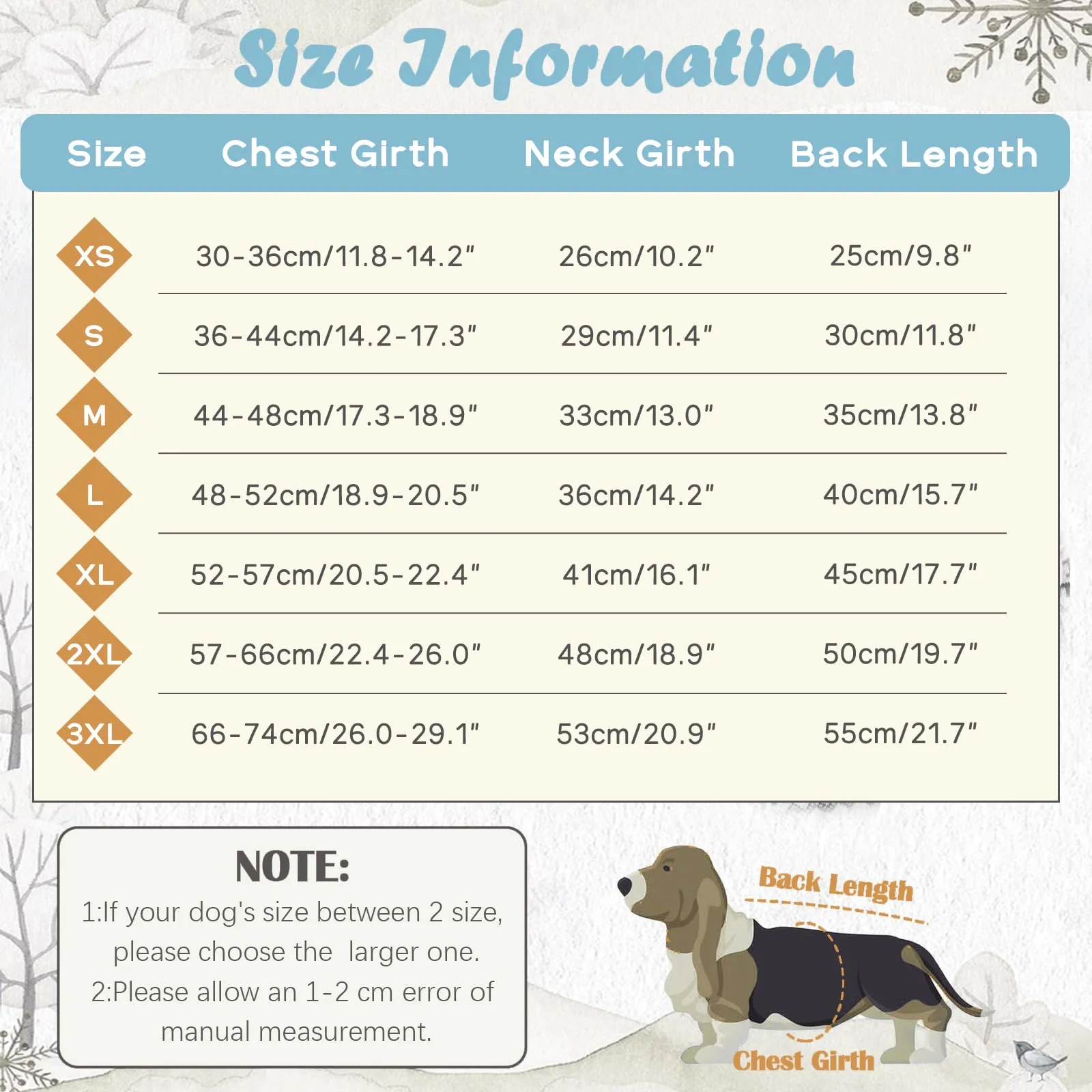 Hjumarayan Maglione per cani stile bohémien con apertura per imbracatura, blu, S - immagine 2