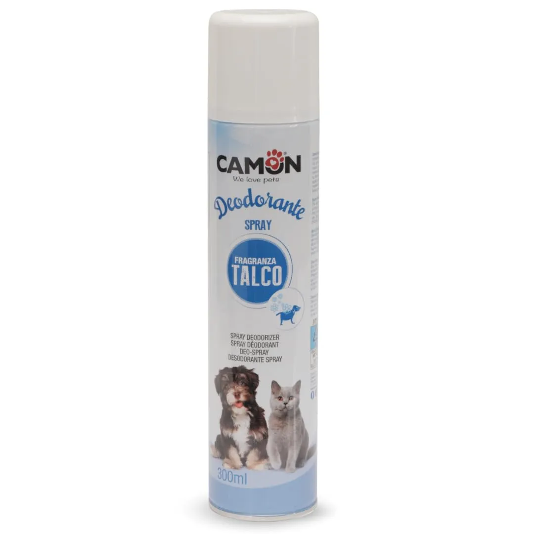 Camon Deodorante Spray al Talco per Cani e Gatti, 300ml - immagine 1