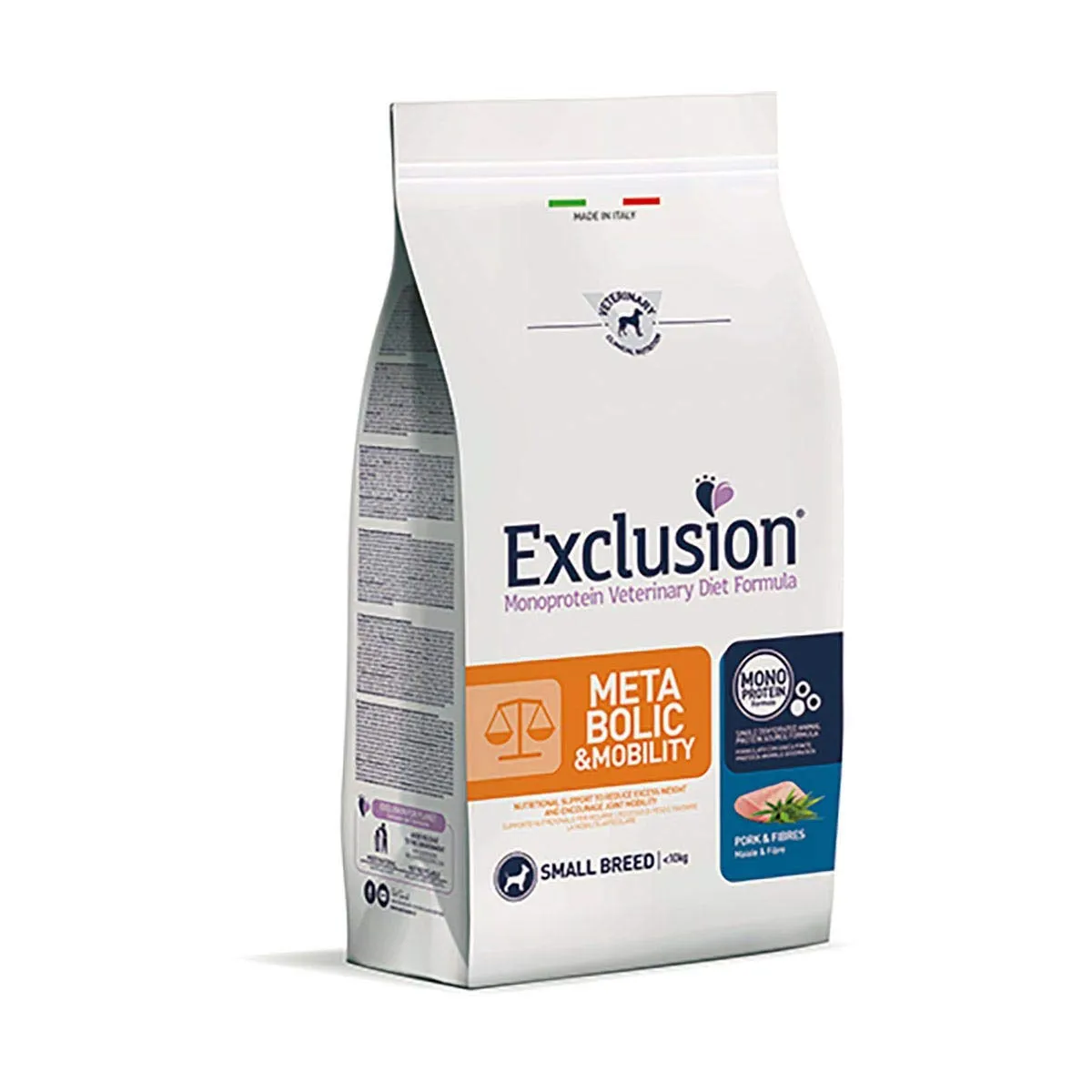 Exclusion Diet Metabolic-Mobility Maiale e Fibre Small 2 kg - immagine 1