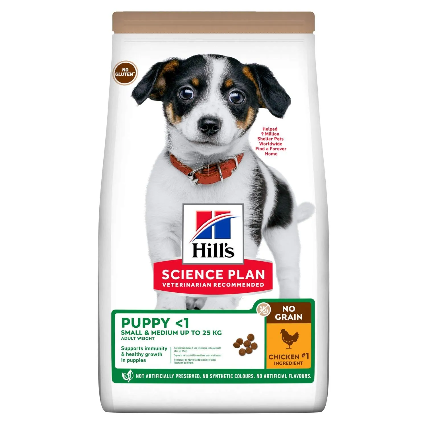 Hill's Science Plan Puppy No Grain Chicken 2.5 kg - immagine 1