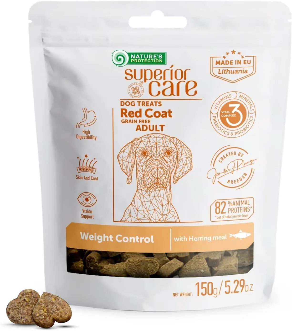 Nature's Protection SC Red Dog Adult Weight Control Aringhe 150g - immagine 1