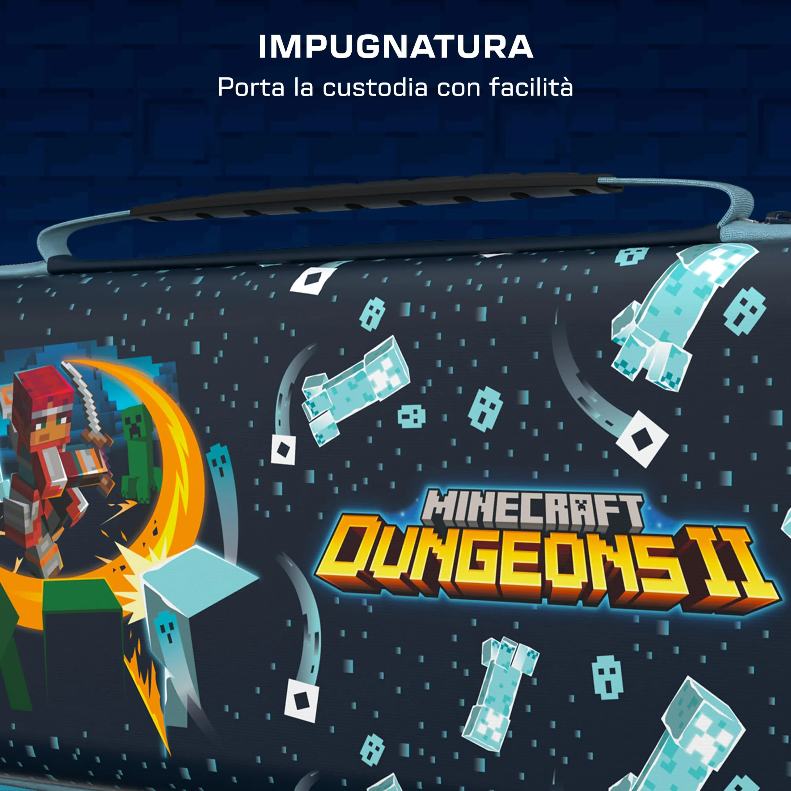 Turtle Beach PlayTrek Custodia da viaggio per Nintendo Switch 2 Minecraft - immagine 9