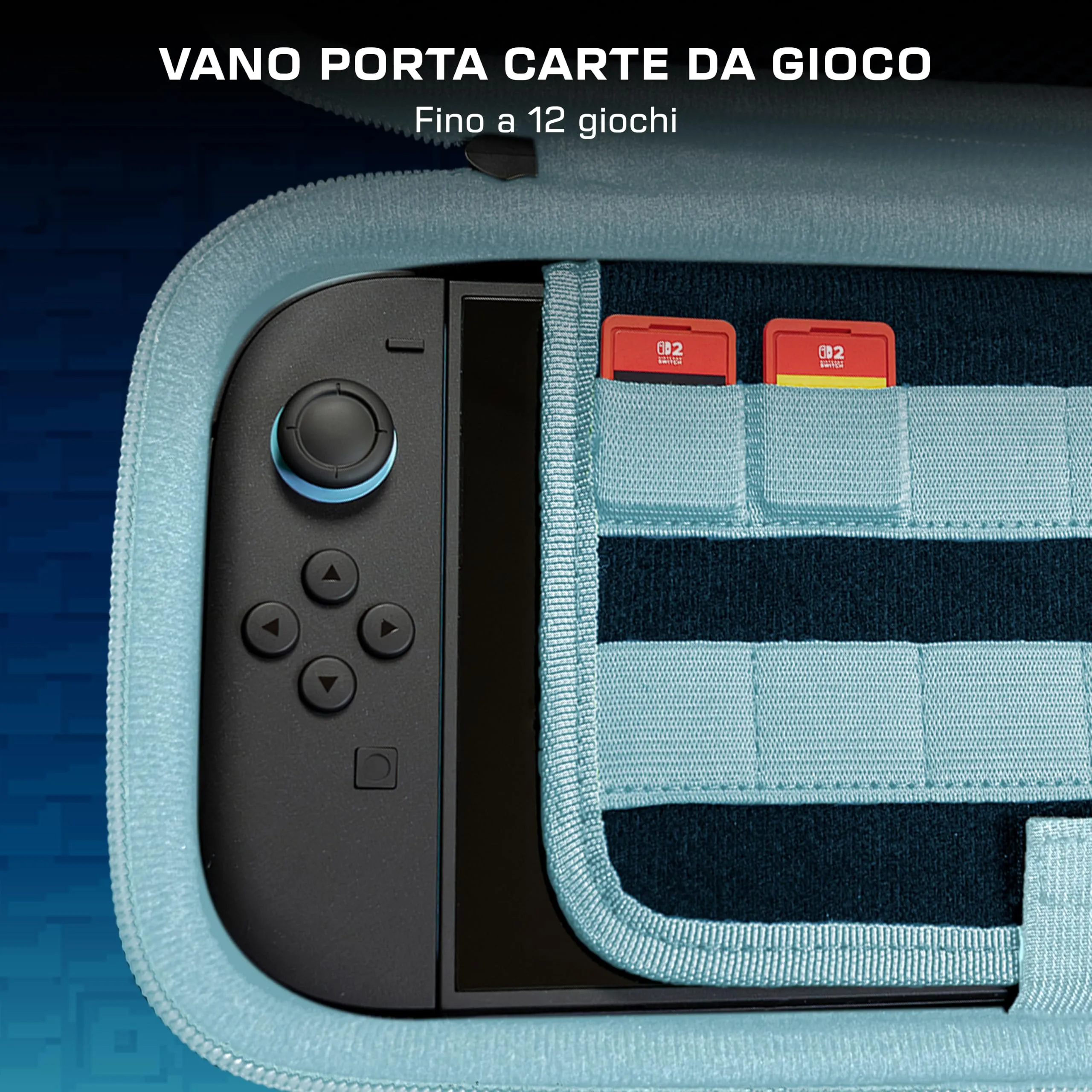 Turtle Beach PlayTrek Custodia da viaggio per Nintendo Switch 2 Minecraft - immagine 11
