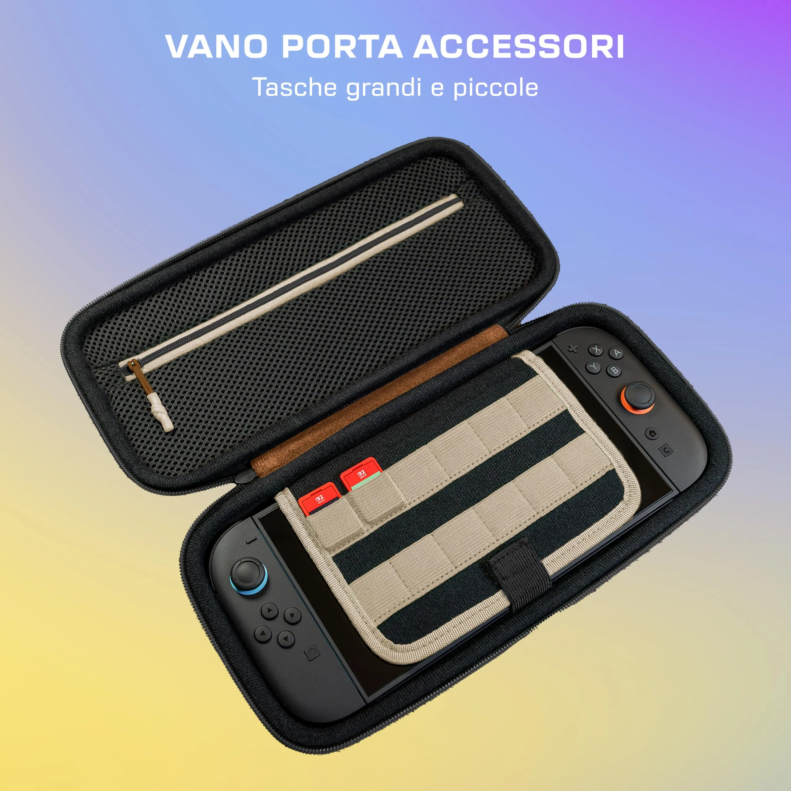 Turtle Beach PlayTrek Custodia da viaggio per Nintendo Switch 2 - Animal Crossing Timmy & Tommy - immagine 9