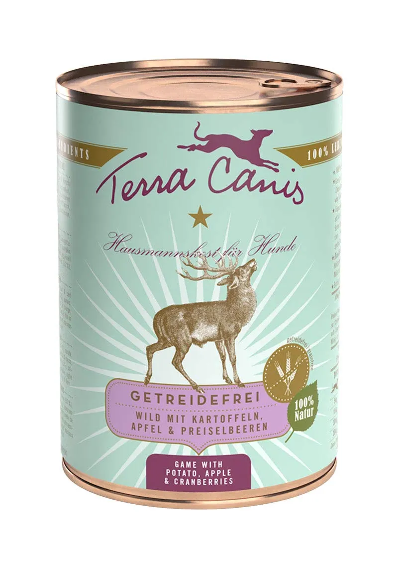 Terra Canis Sensitive Cibo Umido per Cani Adulti, 12 x 400 g - immagine 1