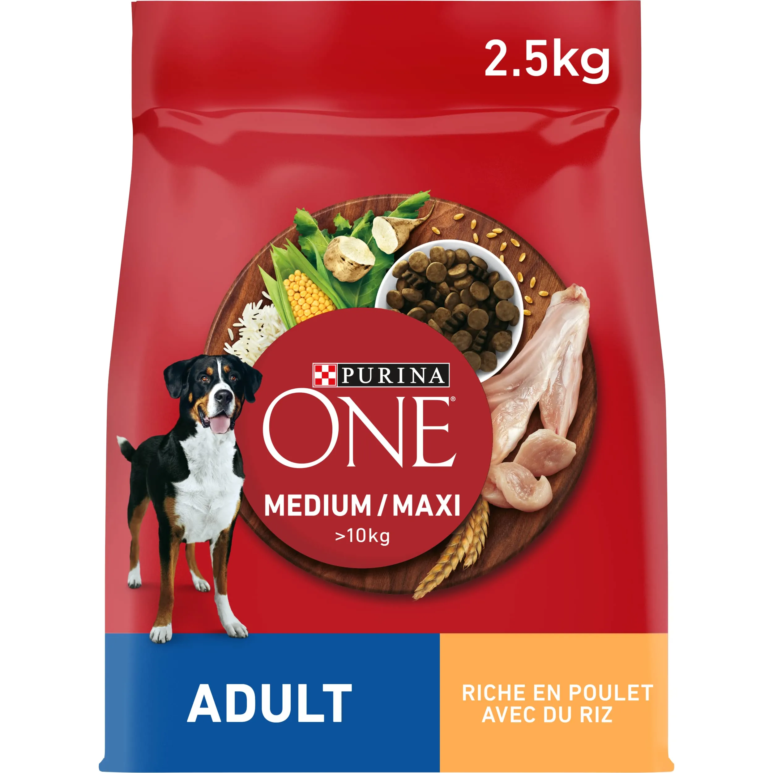 Purina One Cane Crocchette Pollo con Riso, 2.5kg - immagine 1