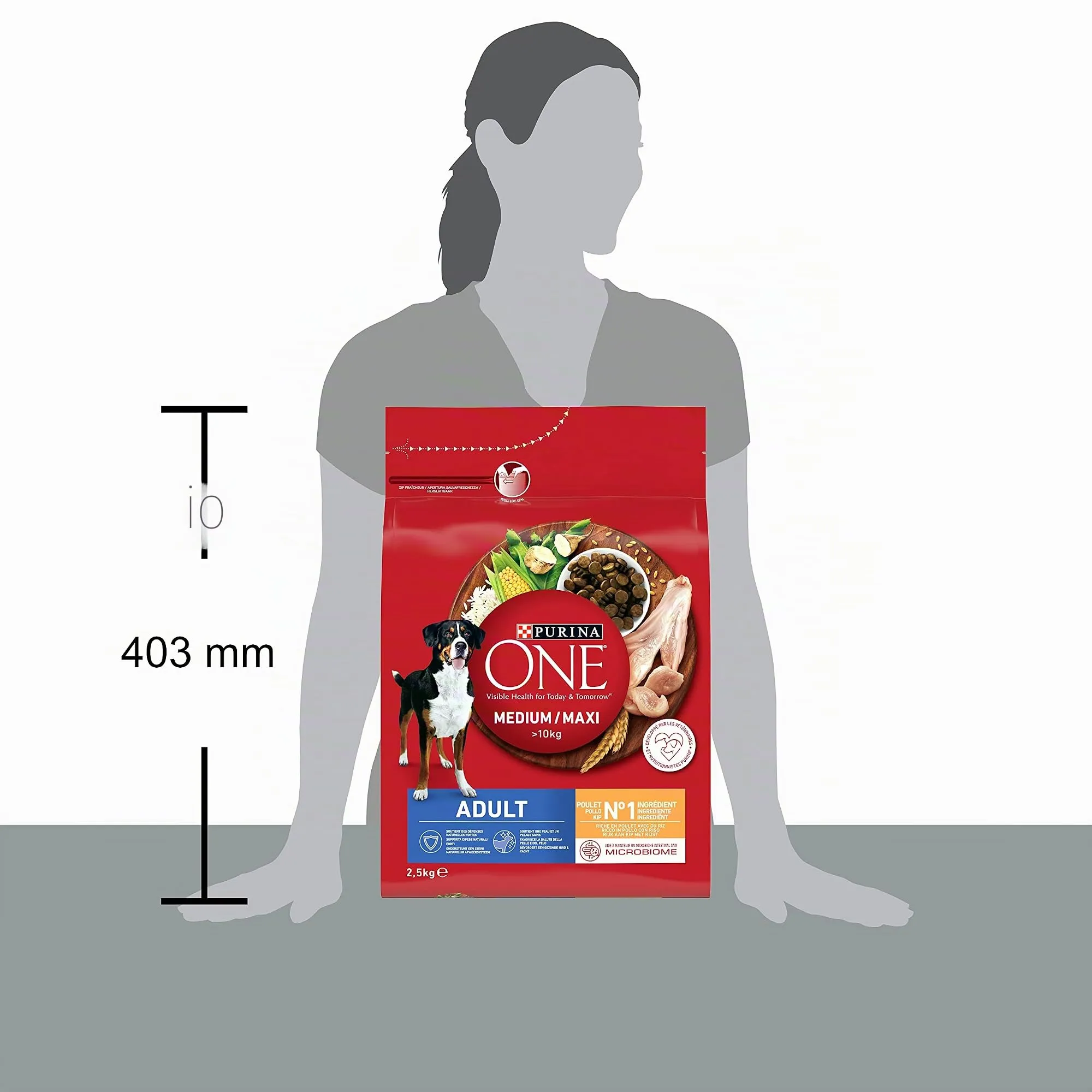 Purina One Cane Crocchette Pollo con Riso, 2.5kg - immagine 4